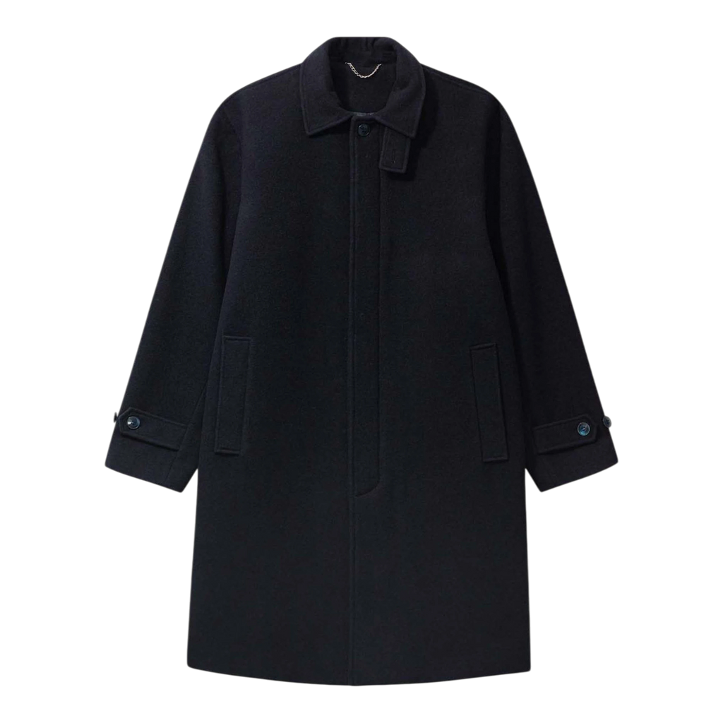 Palmes - Cedric Wool Coat - Navy Jakke Palmes 