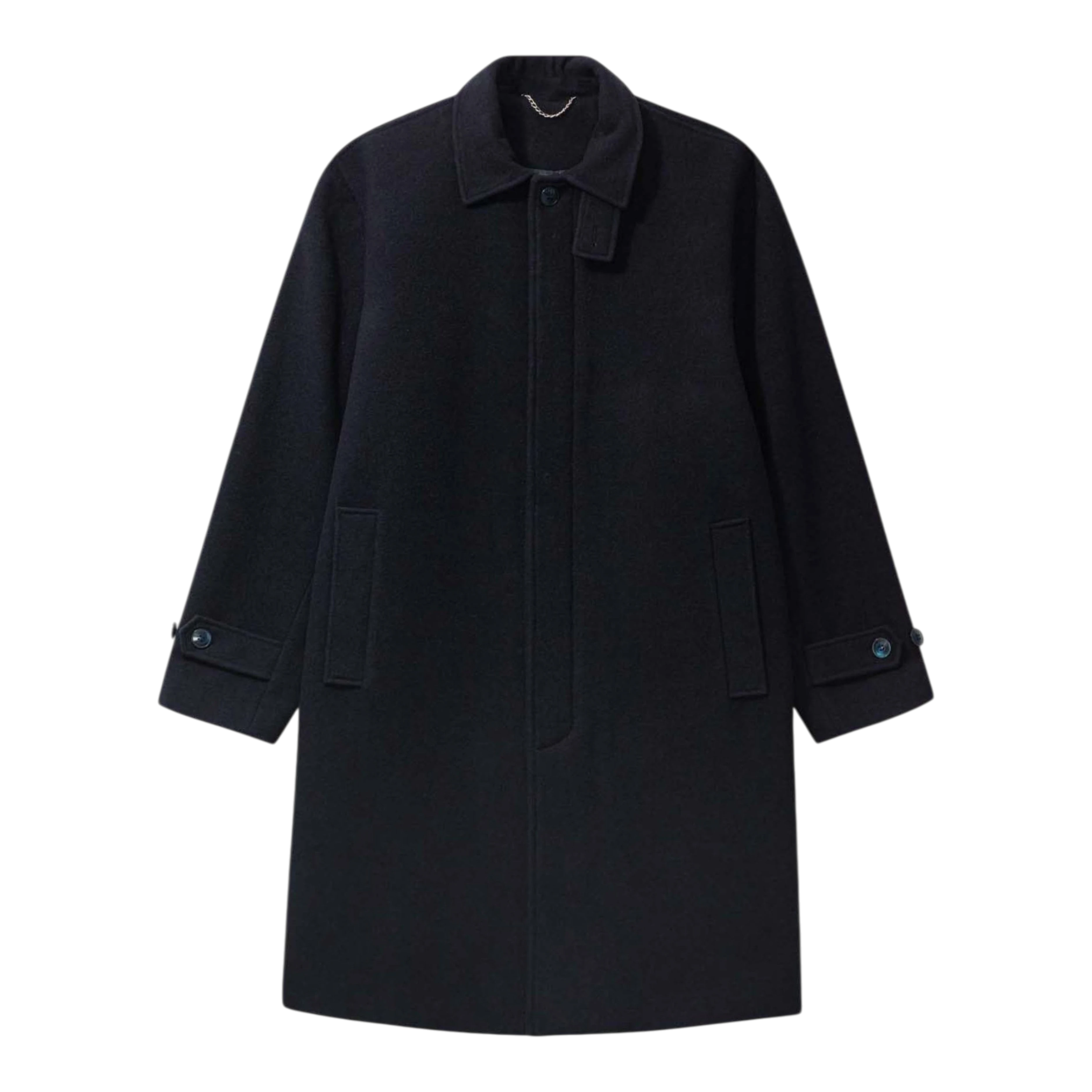 Palmes - Cedric Wool Coat - Navy Jakke Palmes 