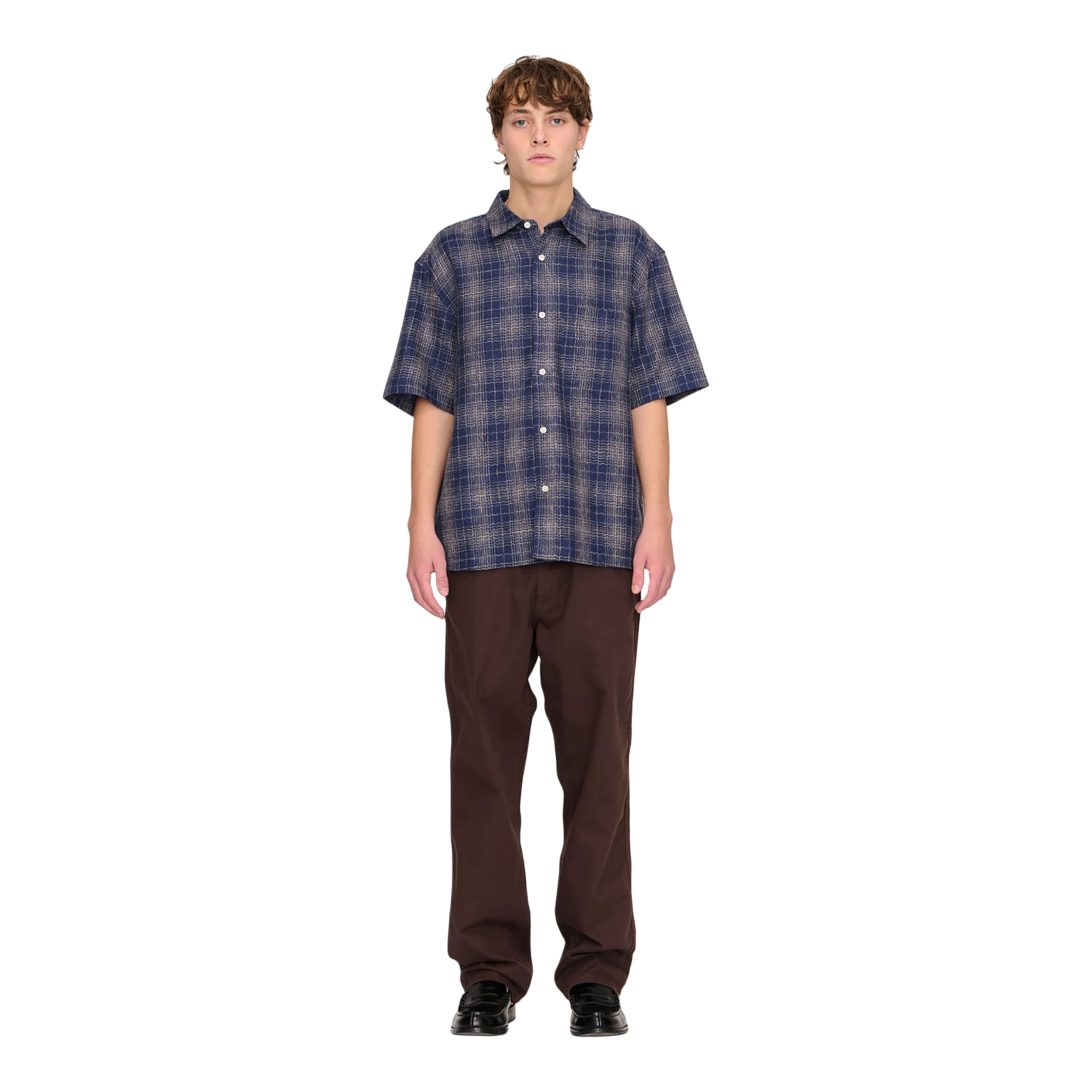 Palmes Checkered Shirt - Blue Shirt Palmes 