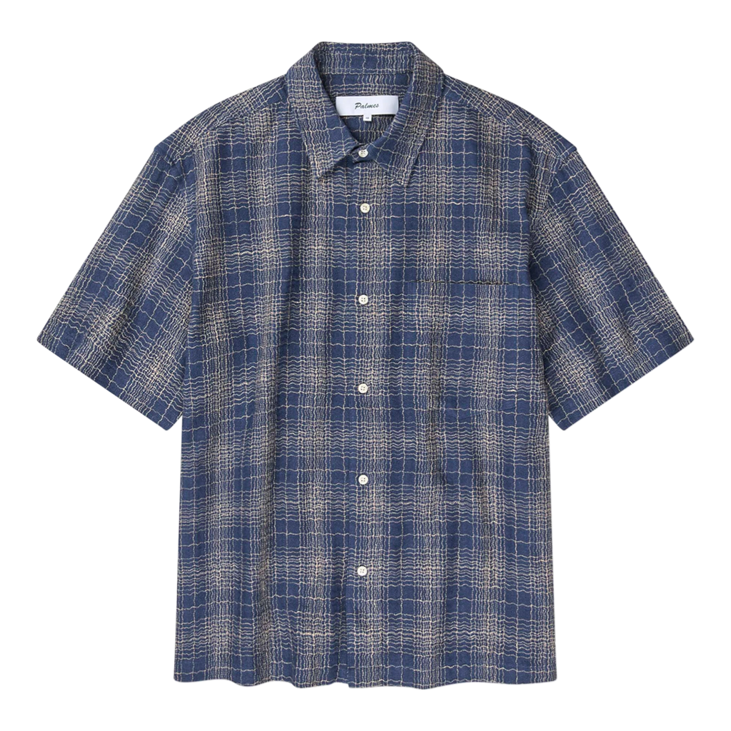 Palmes Checkered Shirt - Blue Shirt Palmes 