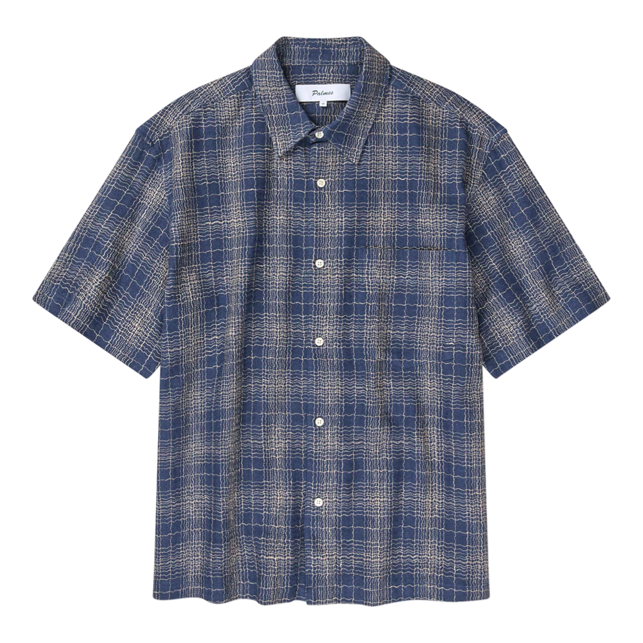 Palmes Checkered Shirt - Blue Shirt Palmes 