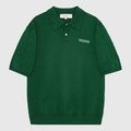 Palmes Cotton Knit Polo - Dark Green Longsleeve Palmes 