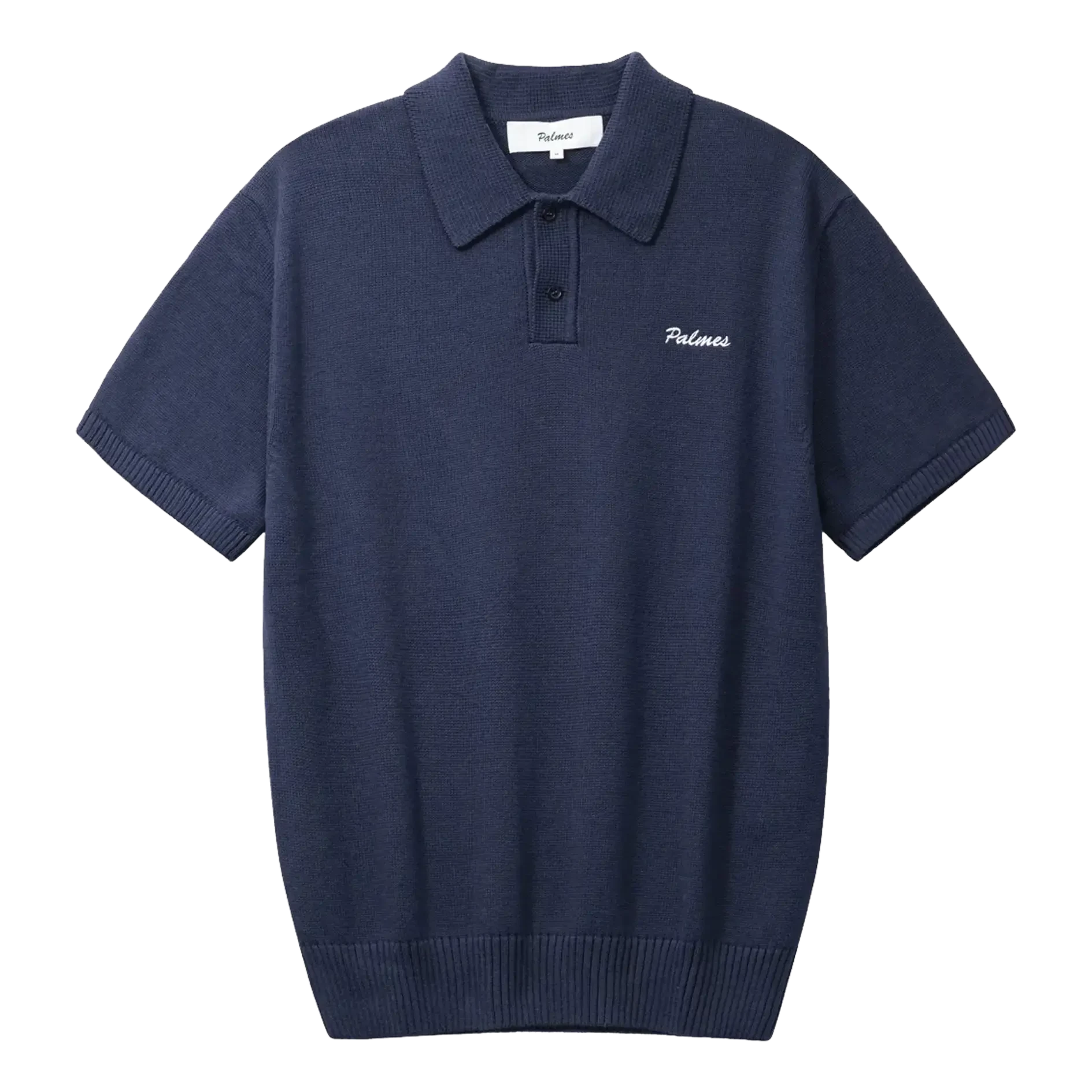 Palmes Cotton Knit Polo - Dark Navy T-Shirt Palmes 