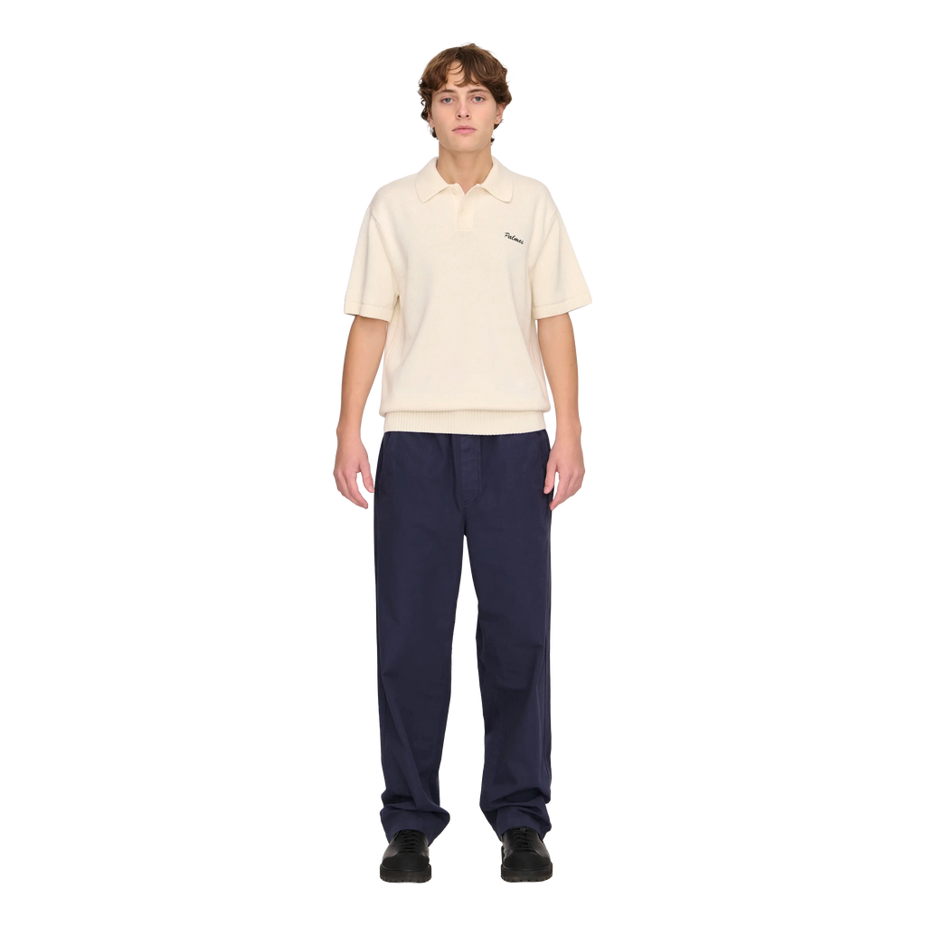 Palmes Cotton Knit Polo - Off-White Knitwear Palmes 