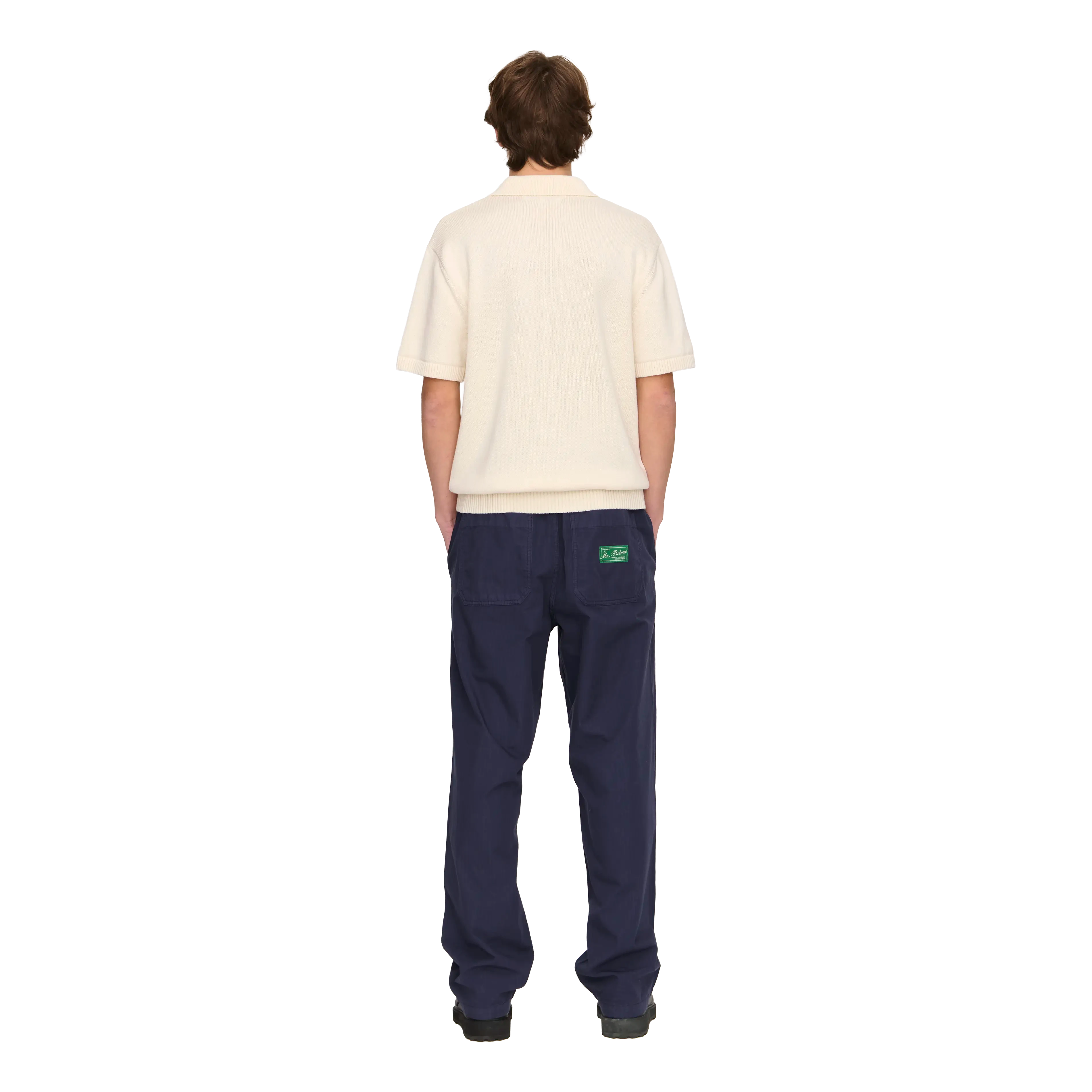 Palmes Cotton Knit Polo - Off-White Knitwear Palmes 