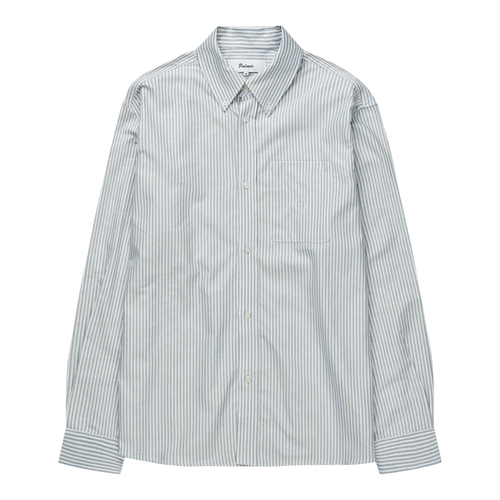 Palmes - Deuce Oxford Shirt - Blue Stripe Skjorte Palmes 