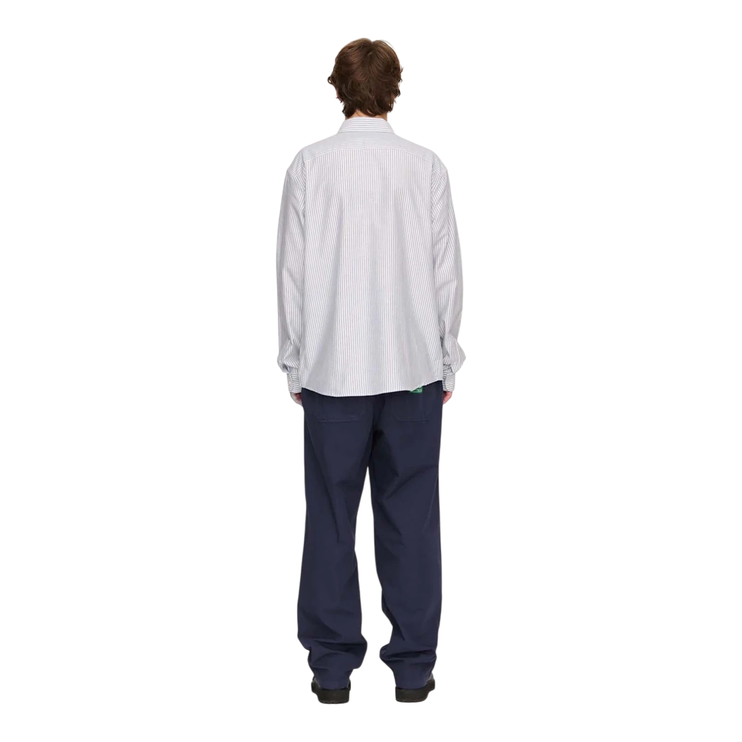 Palmes - Deuce Oxford Shirt - Blue Stripe Skjorte Palmes 