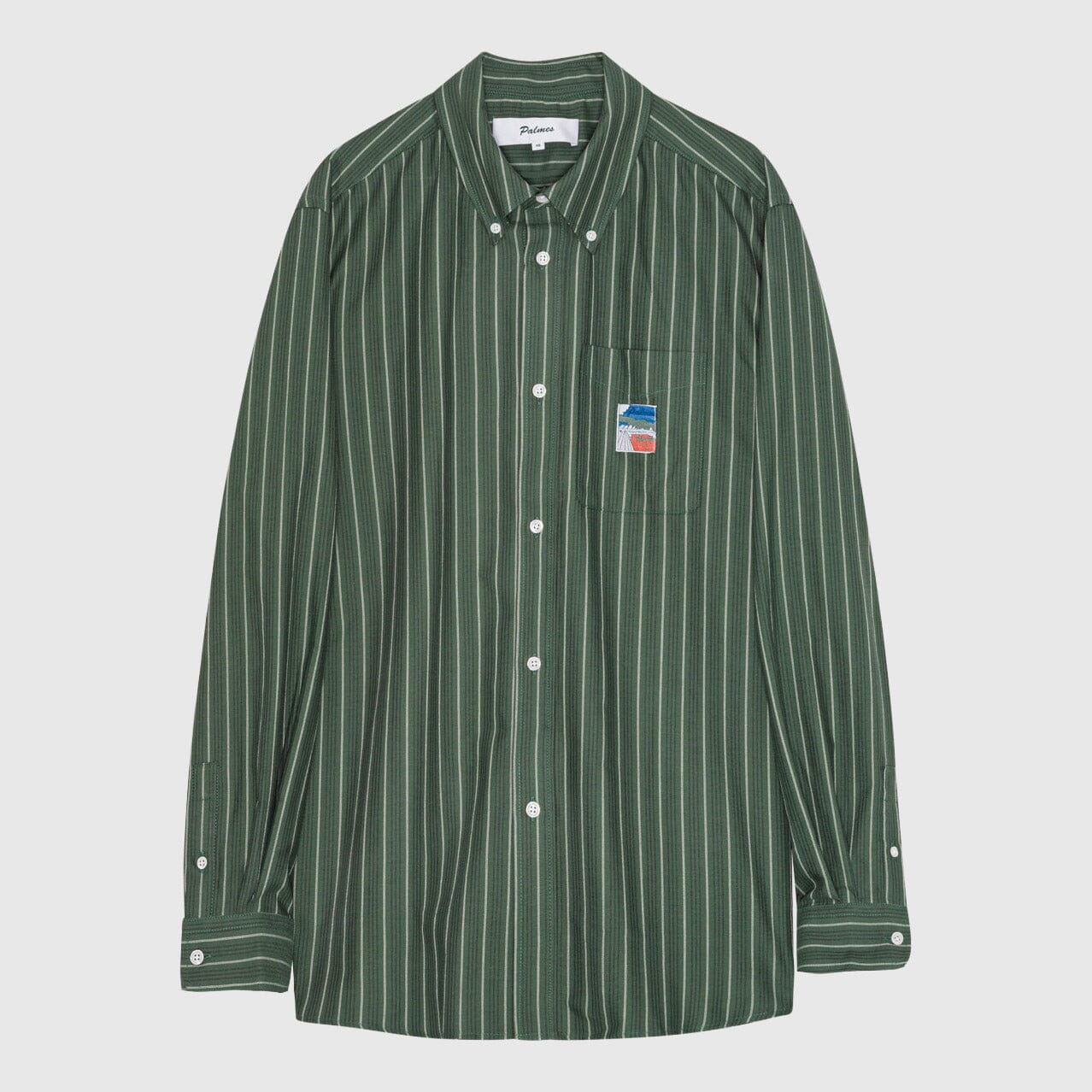 Palmes Deuce Oxford Shirt - Dark Green Shirt Palmes 