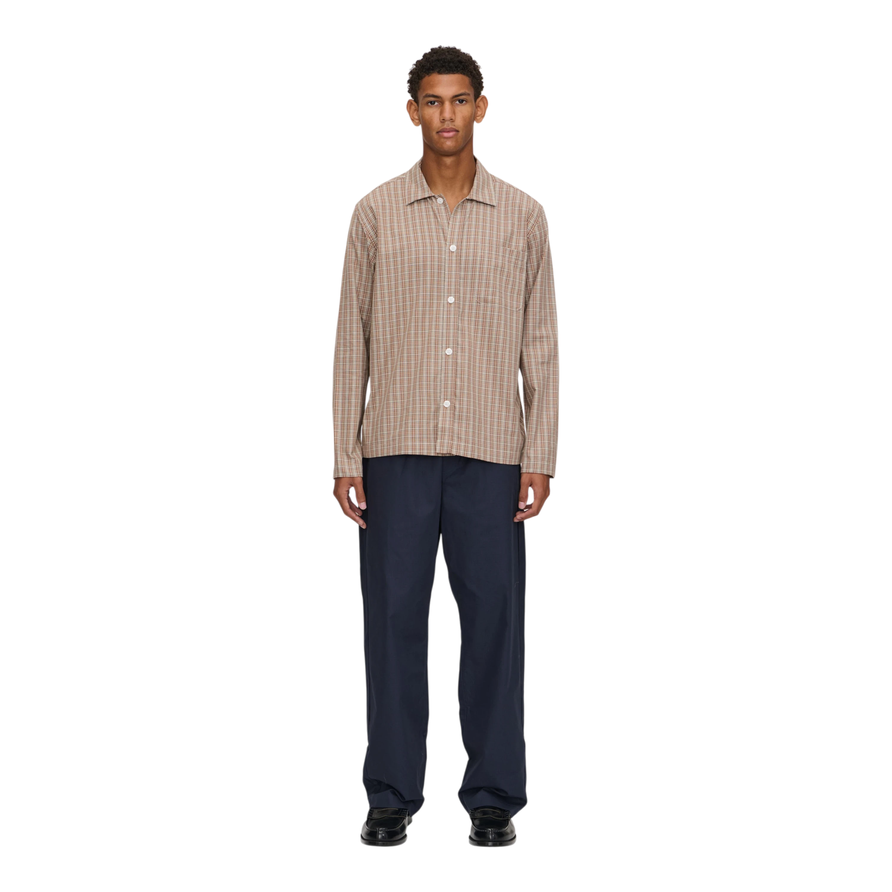 Palmes - Fault Shirt - Brown Skjorte Palmes 