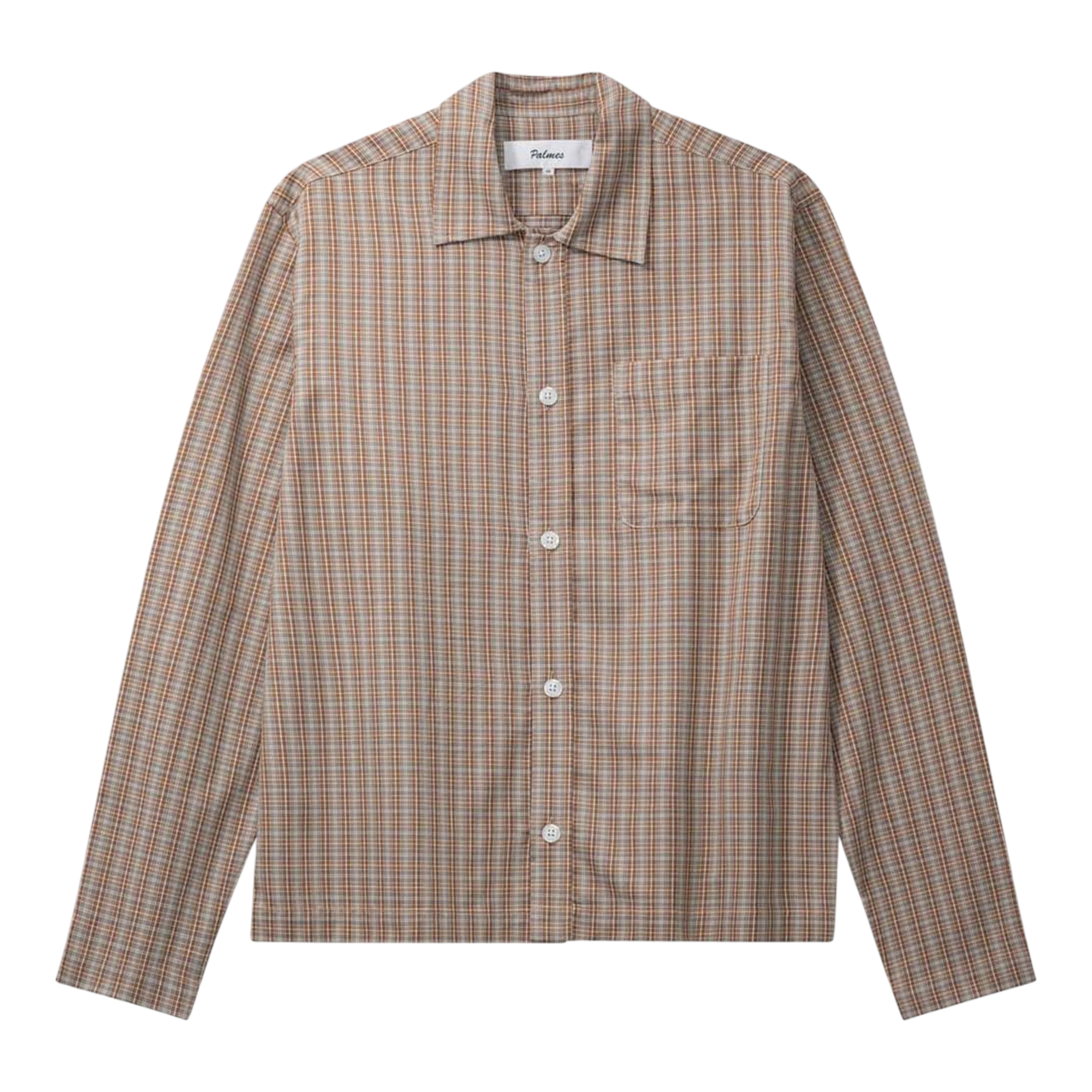 Palmes - Fault Shirt - Brown Skjorte Palmes 