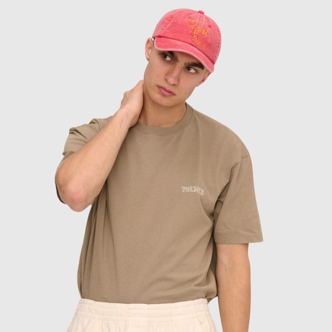 Palmes Forever 6-Panel Cap - Red Cap Palmes 