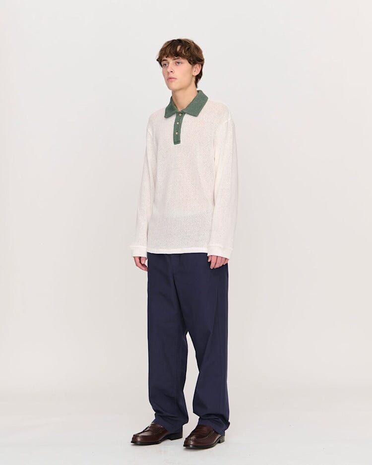 Palmes Knitted Rugby - Off-White Longsleeve Palmes 