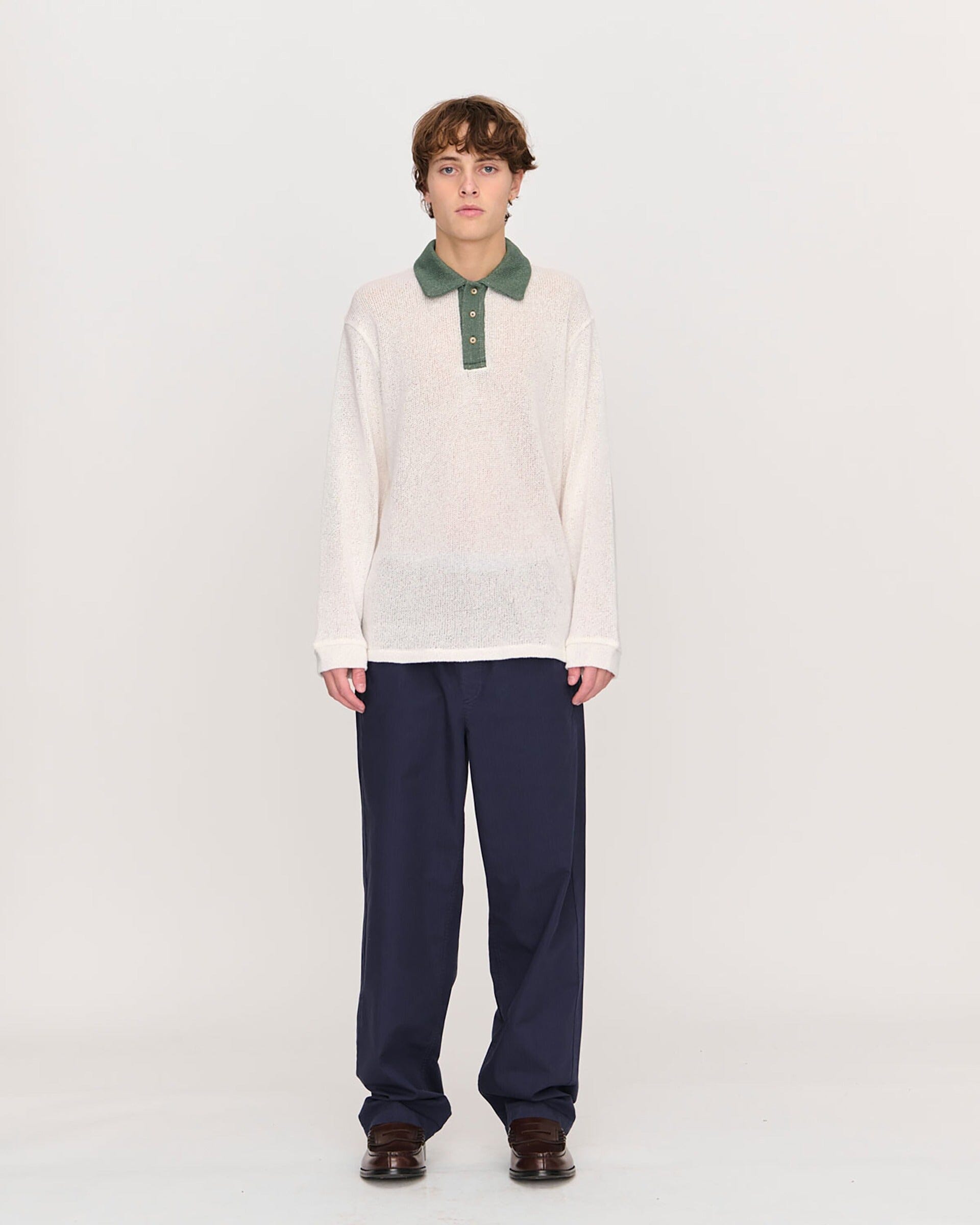 Palmes Knitted Rugby - Off-White Longsleeve Palmes 