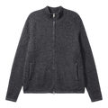 Palmes - Knitted Zip Sweater - Charcoal Strikk Palmes 