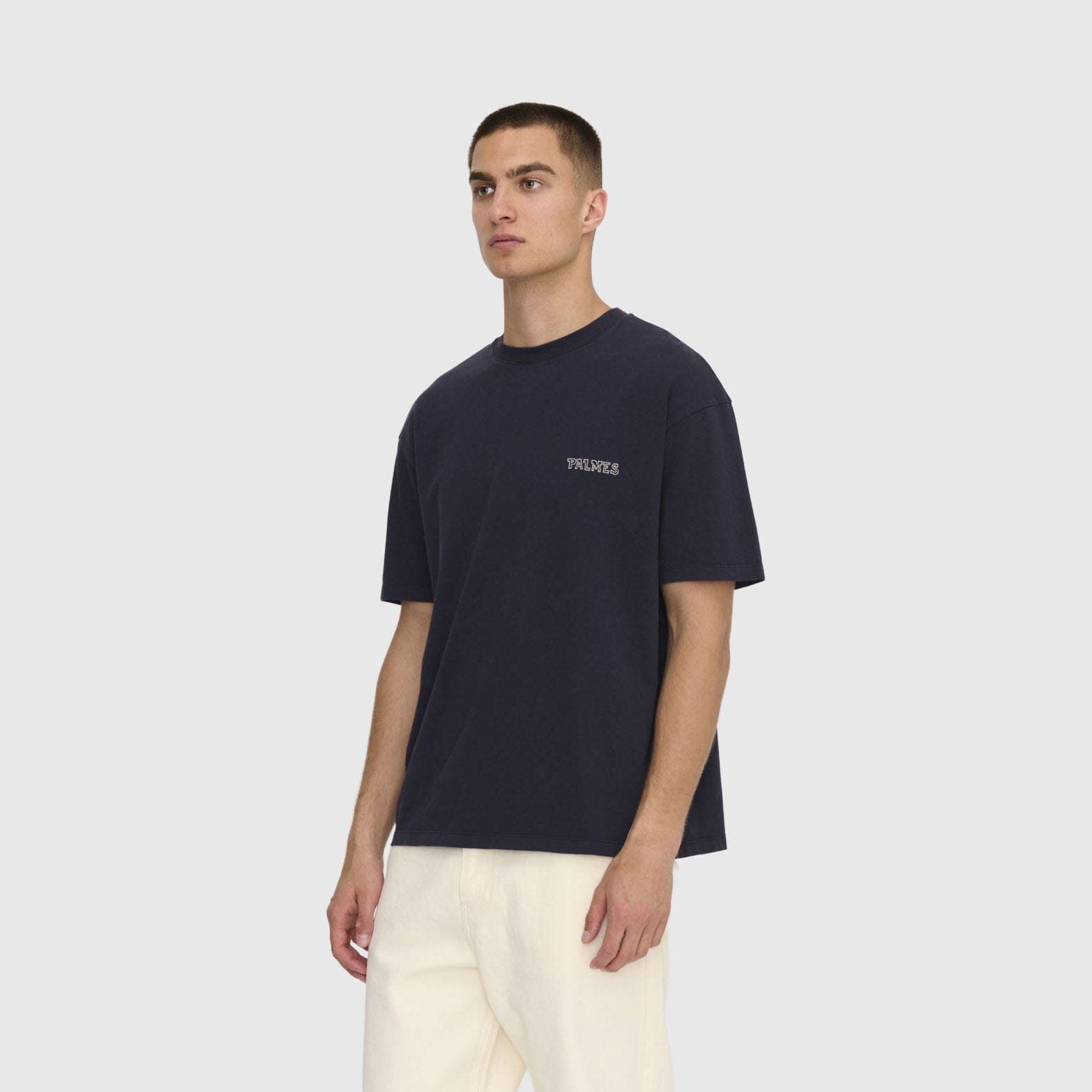 Palmes Logo T-Shirt - Dark Blue T-shirt Palmes 