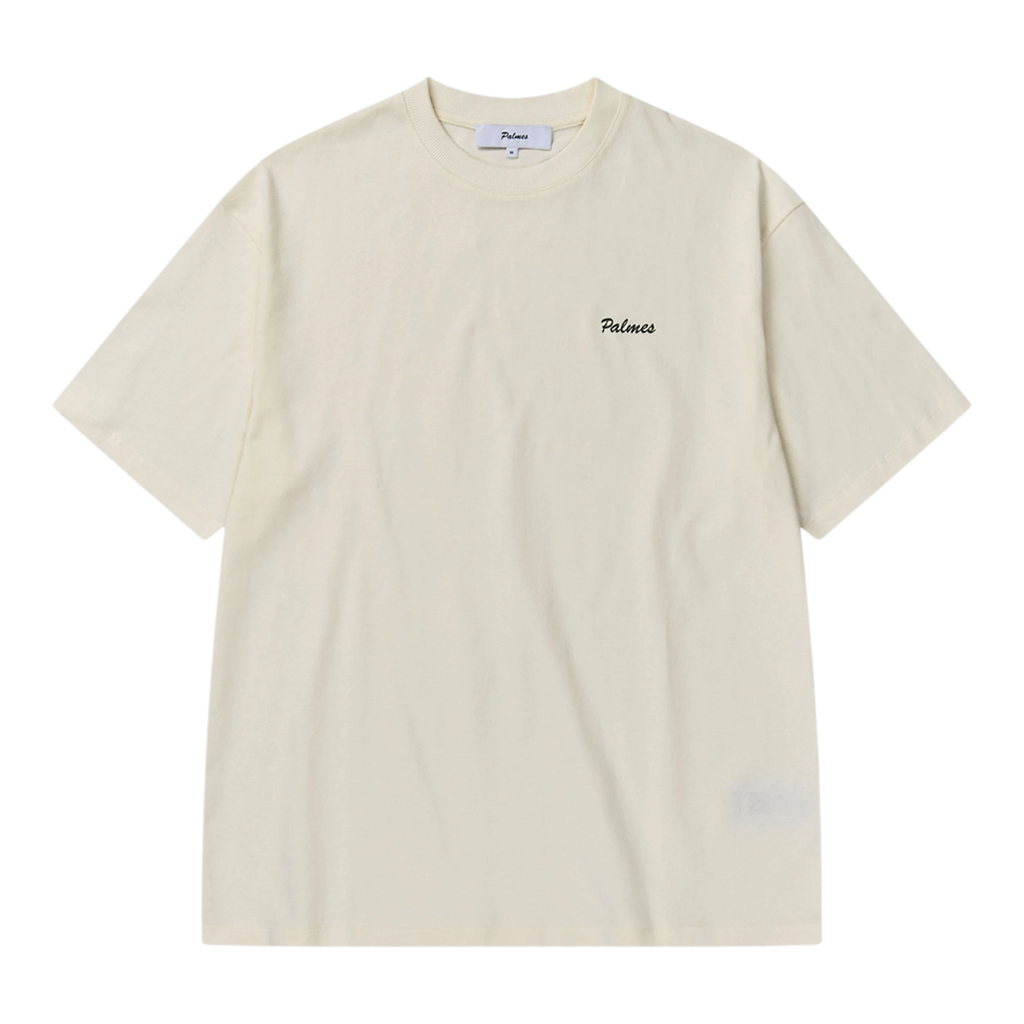 Palmes - Logo T-Shirt - Off-White T-skjorte Palmes 