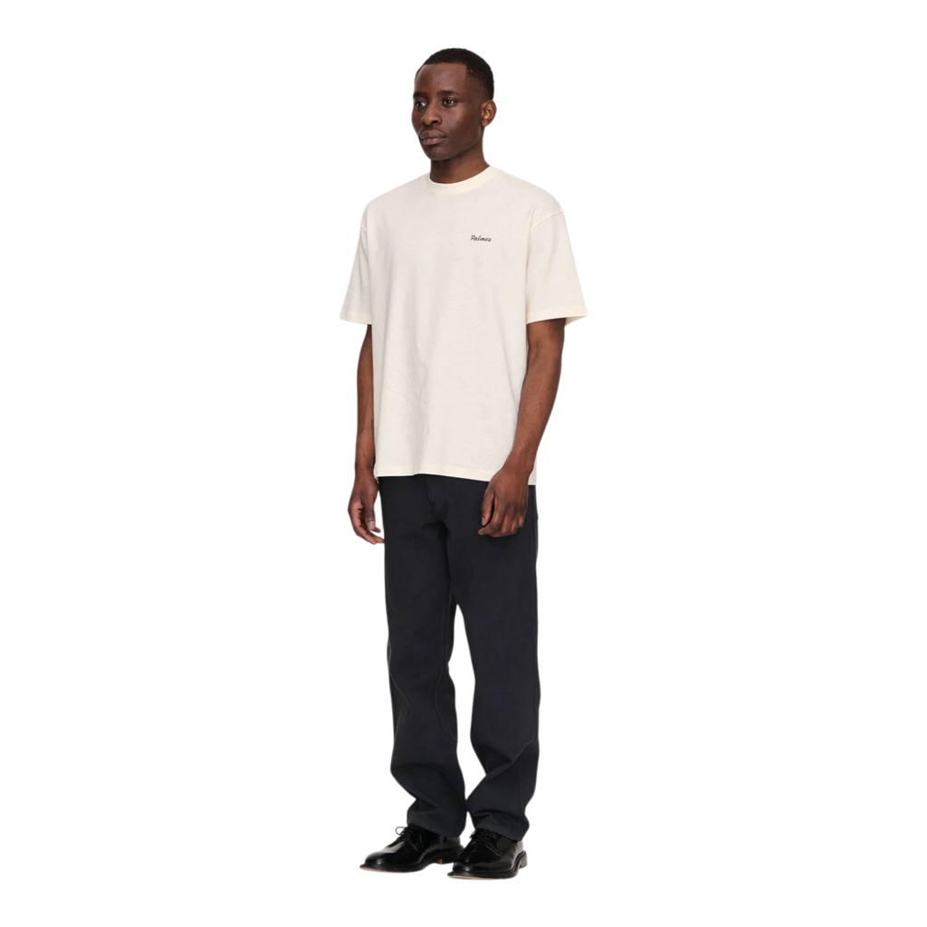Palmes - Logo T-Shirt - Off-White T-skjorte Palmes 