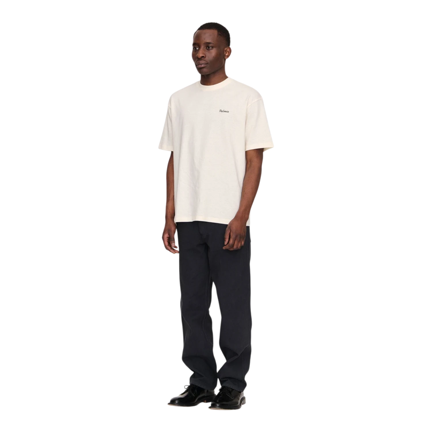 Palmes - Logo T-Shirt - Off-White T-skjorte Palmes 