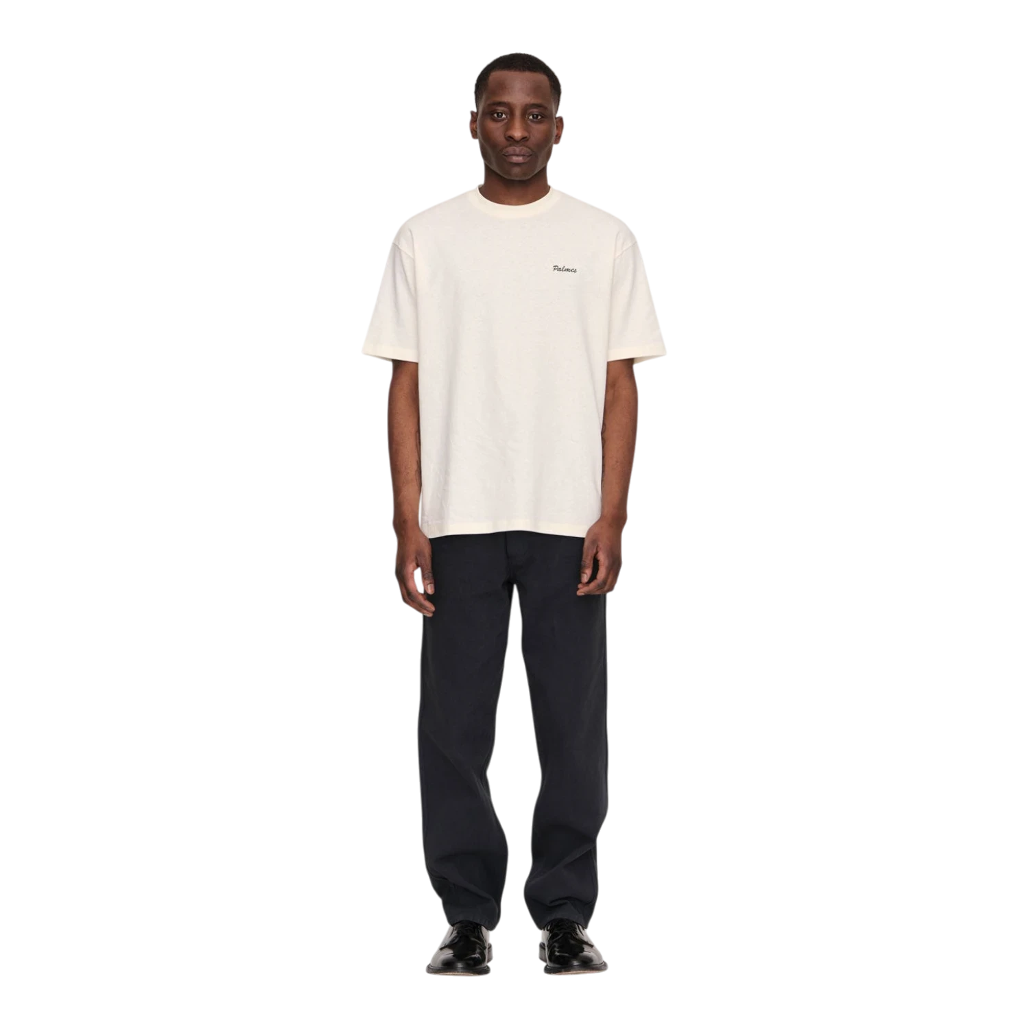Palmes - Logo T-Shirt - Off-White T-skjorte Palmes 