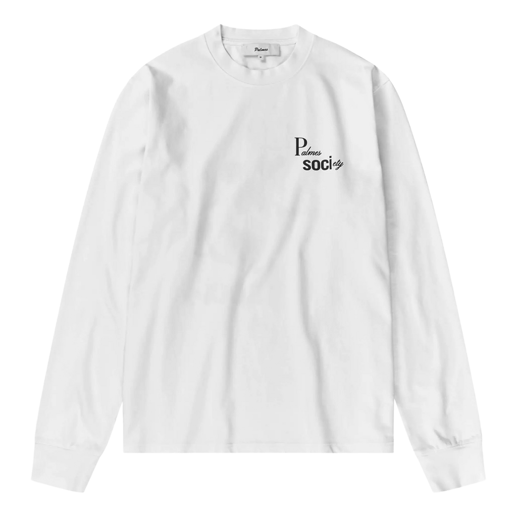 Palmes Piano LS T-Shirt - White Longsleeve Palmes 