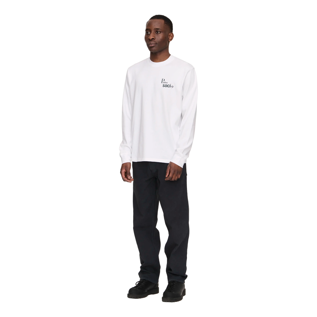 Palmes Piano LS T-Shirt - White Longsleeve Palmes 