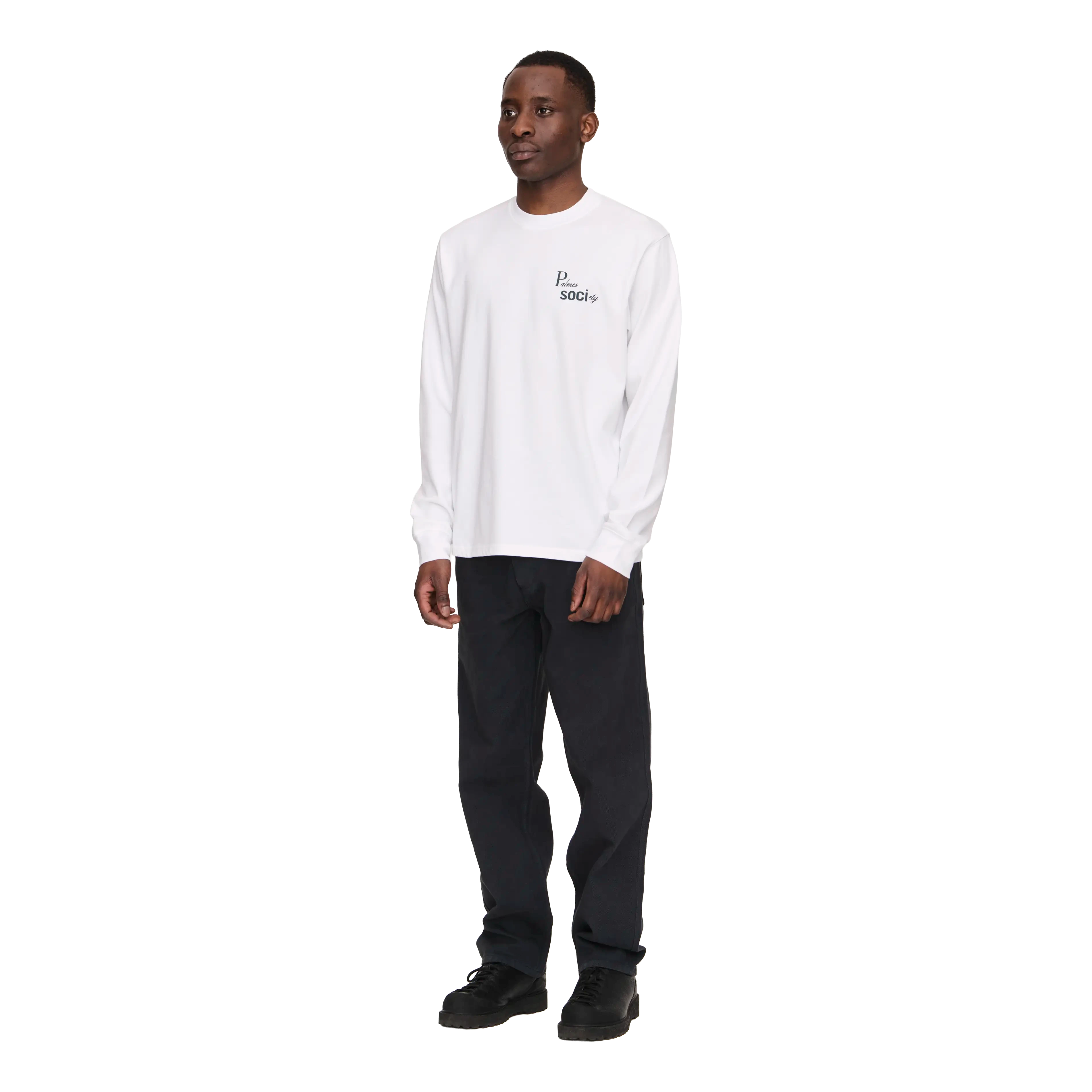 Palmes Piano LS T-Shirt - White Longsleeve Palmes 