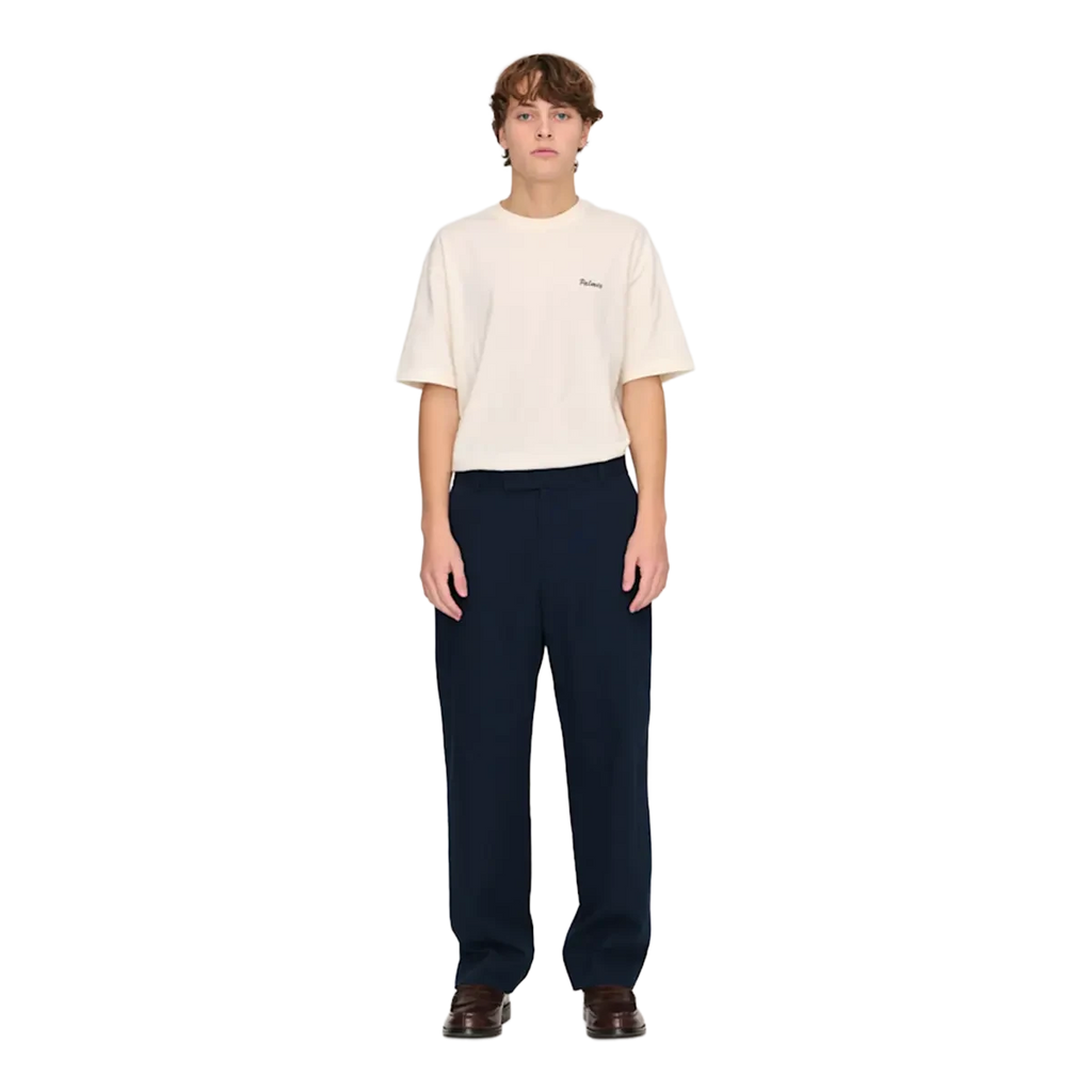 Palmes Pleated Trousers - Navy Pants Palmes 