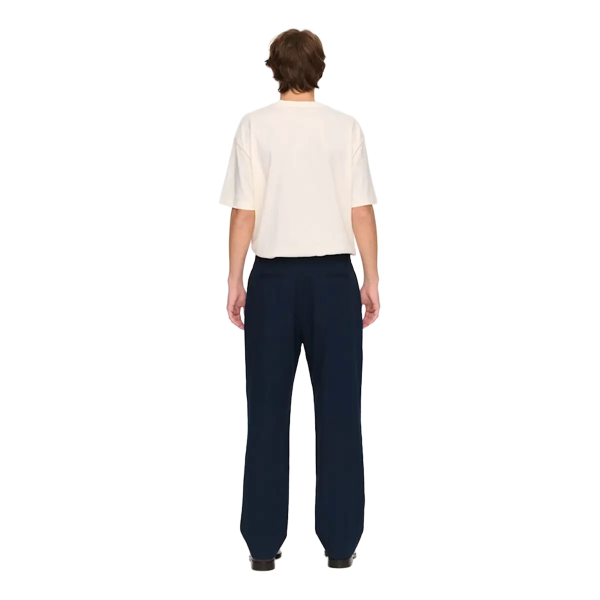 Palmes Pleated Trousers - Navy Pants Palmes 