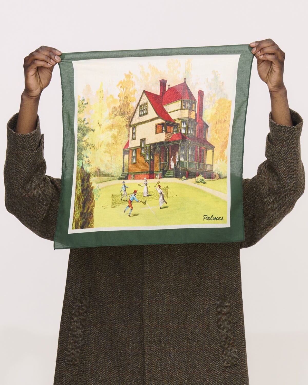 Palmes Porch Bandana - Green Scarf Palmes 