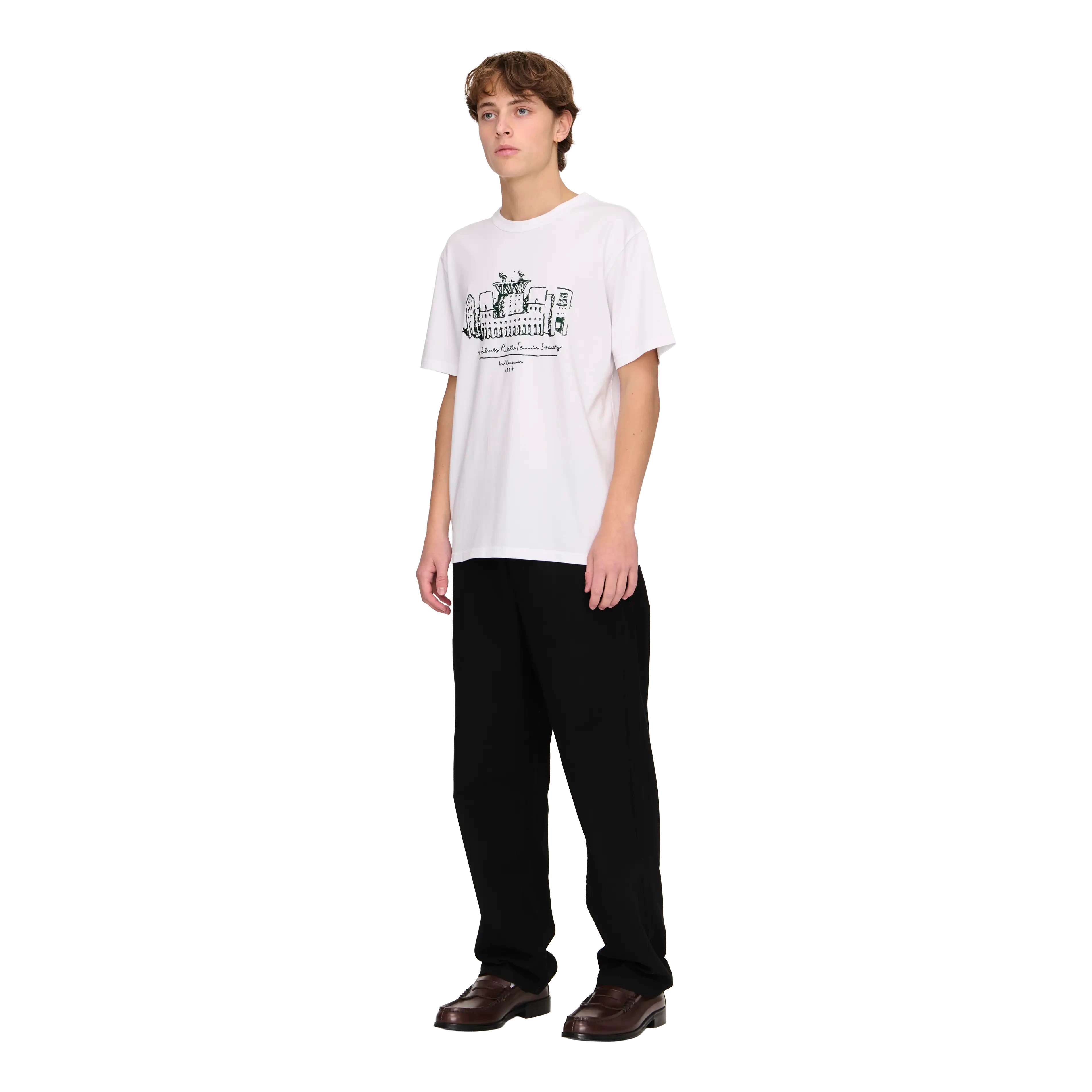 Palmes Public T-Shirt - White T-shirt Palmes 