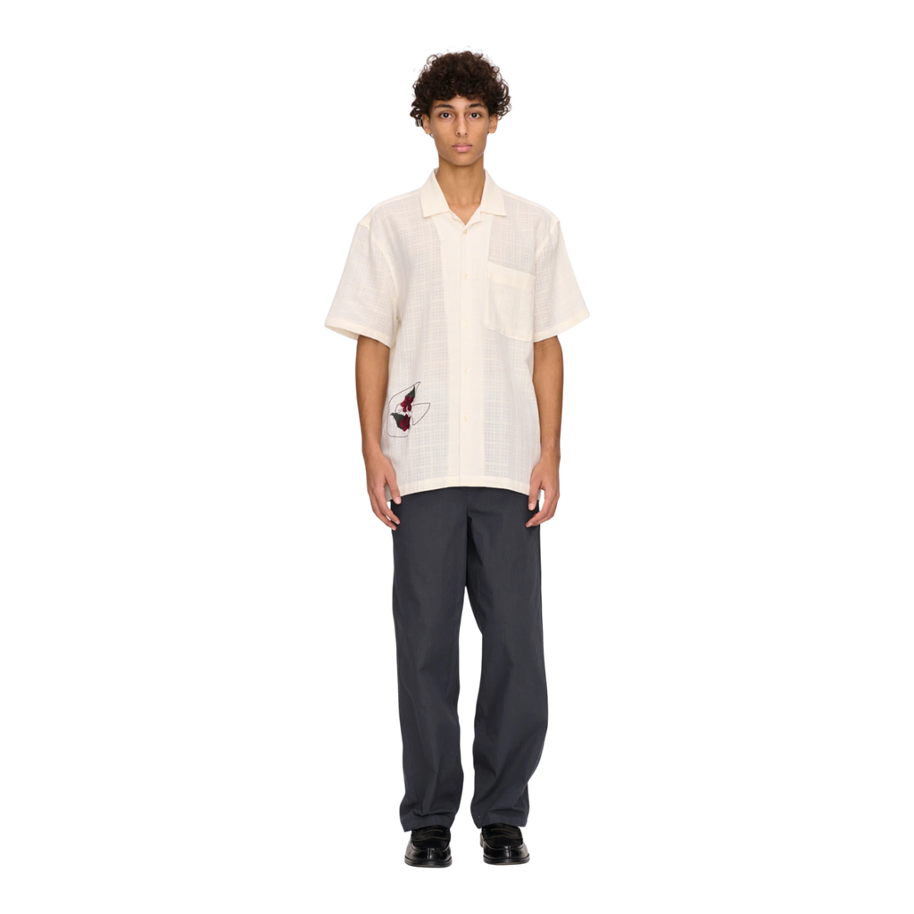 Palmes Ramus Camp Collar Shirt - Off-White Shirt Palmes 
