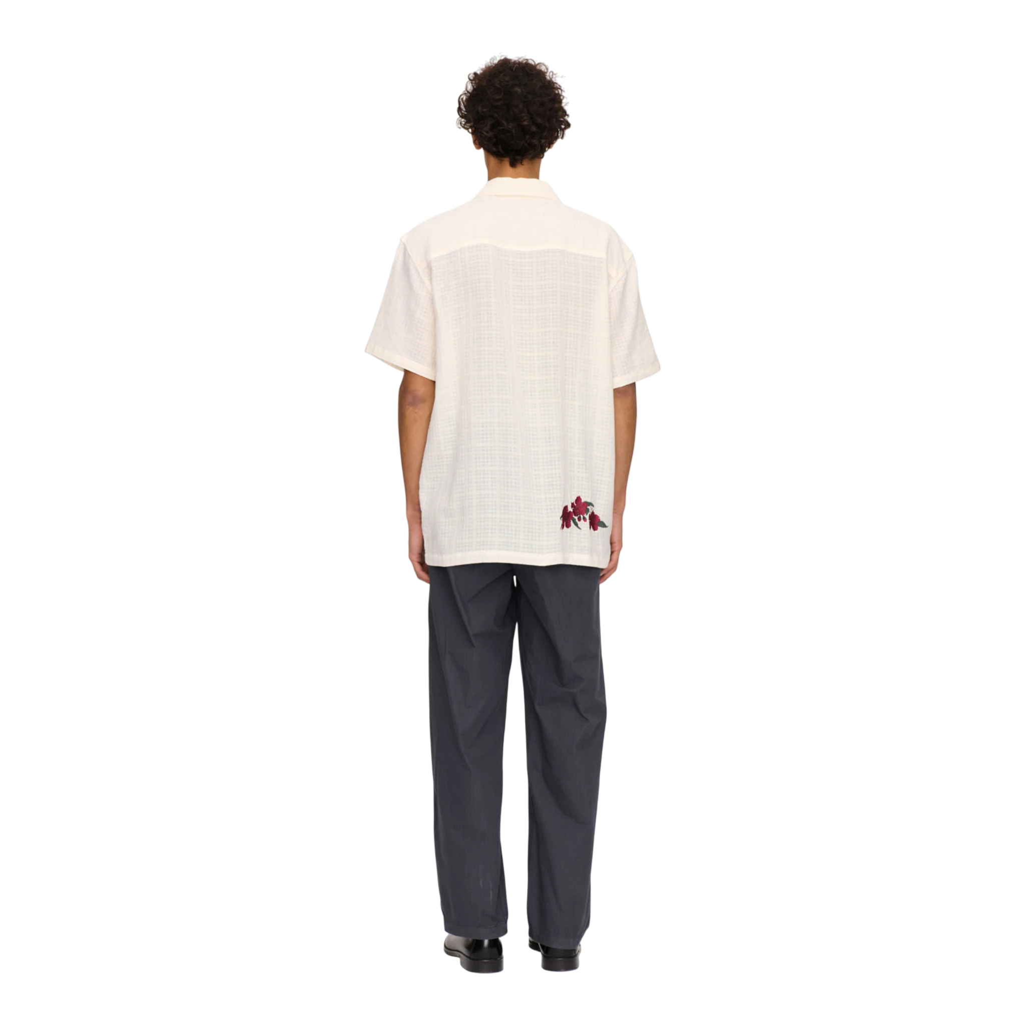 Palmes Ramus Camp Collar Shirt - Off-White Shirt Palmes 