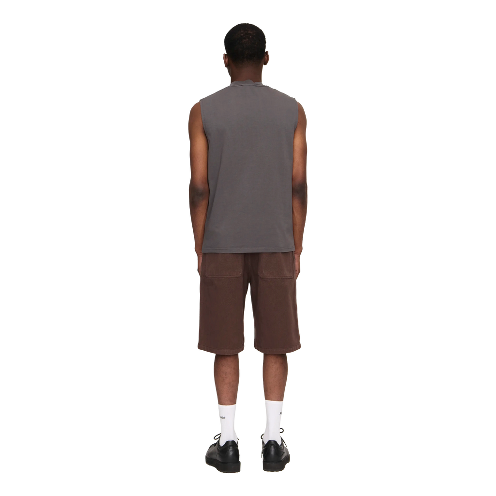 Palmes Ramus Sleeveless T-Shirt - Charcoal T-shirt Palmes 