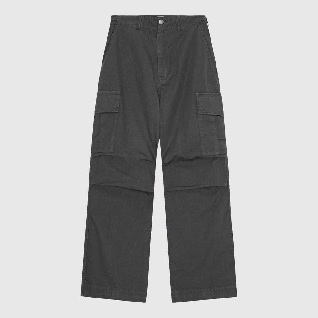 Palmes Ripstop Cargo Trousers - Charcoal Pants Palmes 