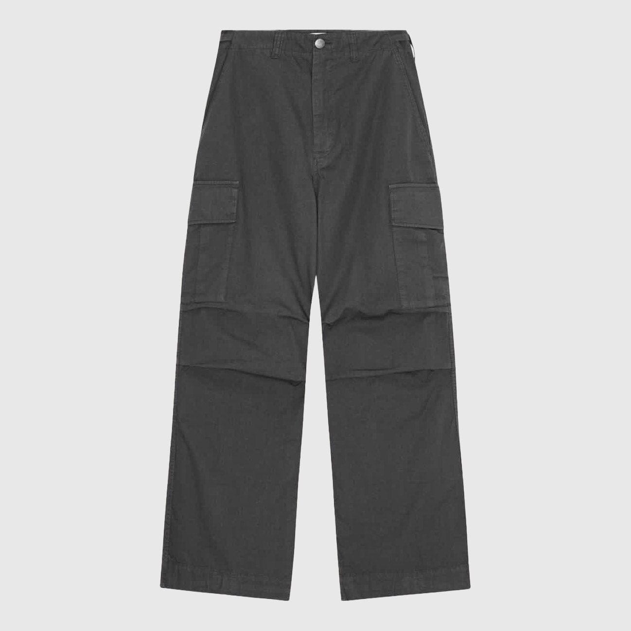 Palmes Ripstop Cargo Trousers - Charcoal Pants Palmes 