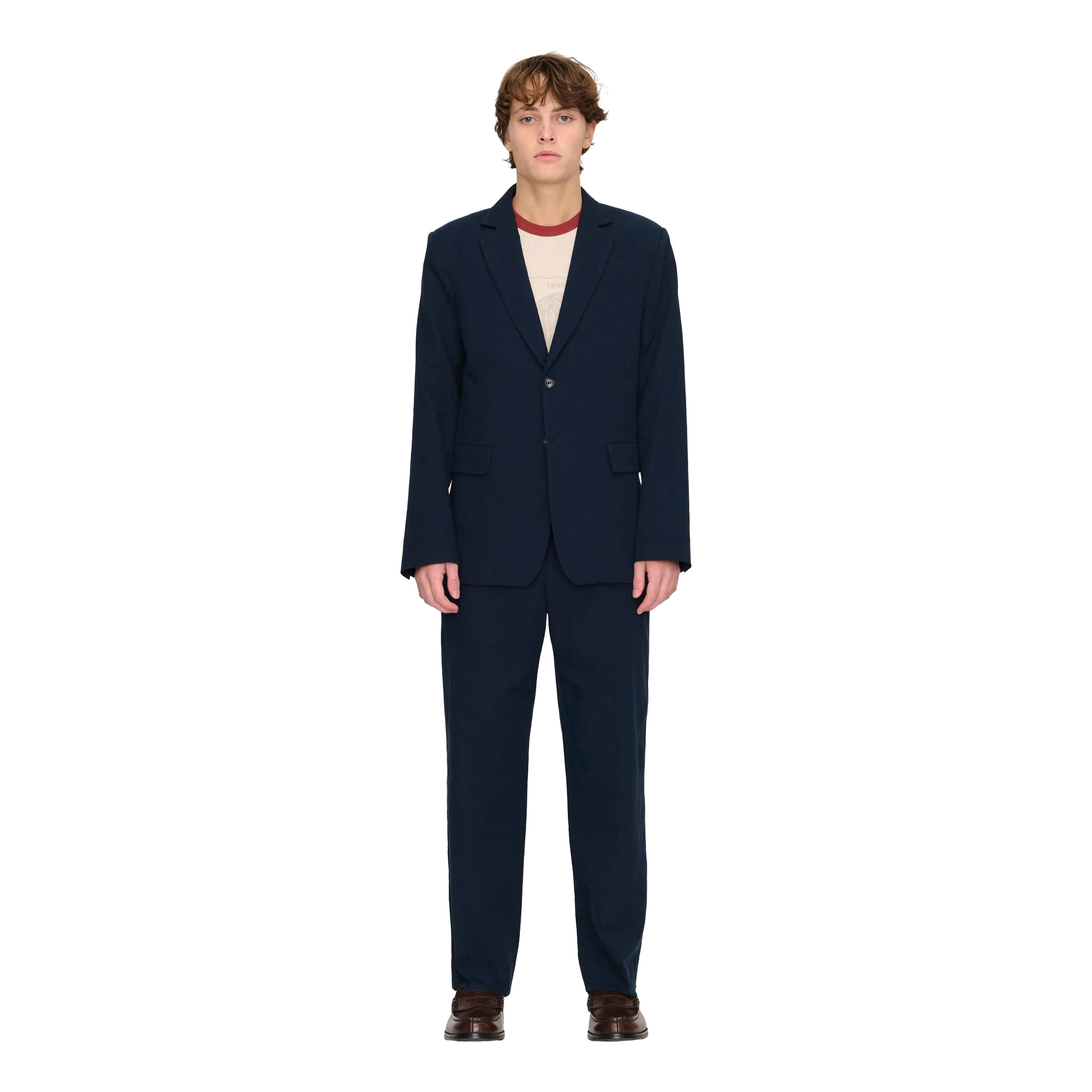 Palmes Single Breasted Blazer - Navy Jacket Palmes 