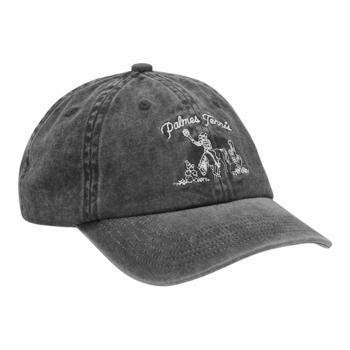 Palmes - Western 6-Panel Cap - Charcoal Caps Palmes 
