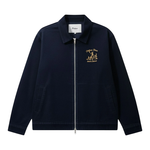 Palmes - Western Zip Jacket - Navy Jakke Palmes 