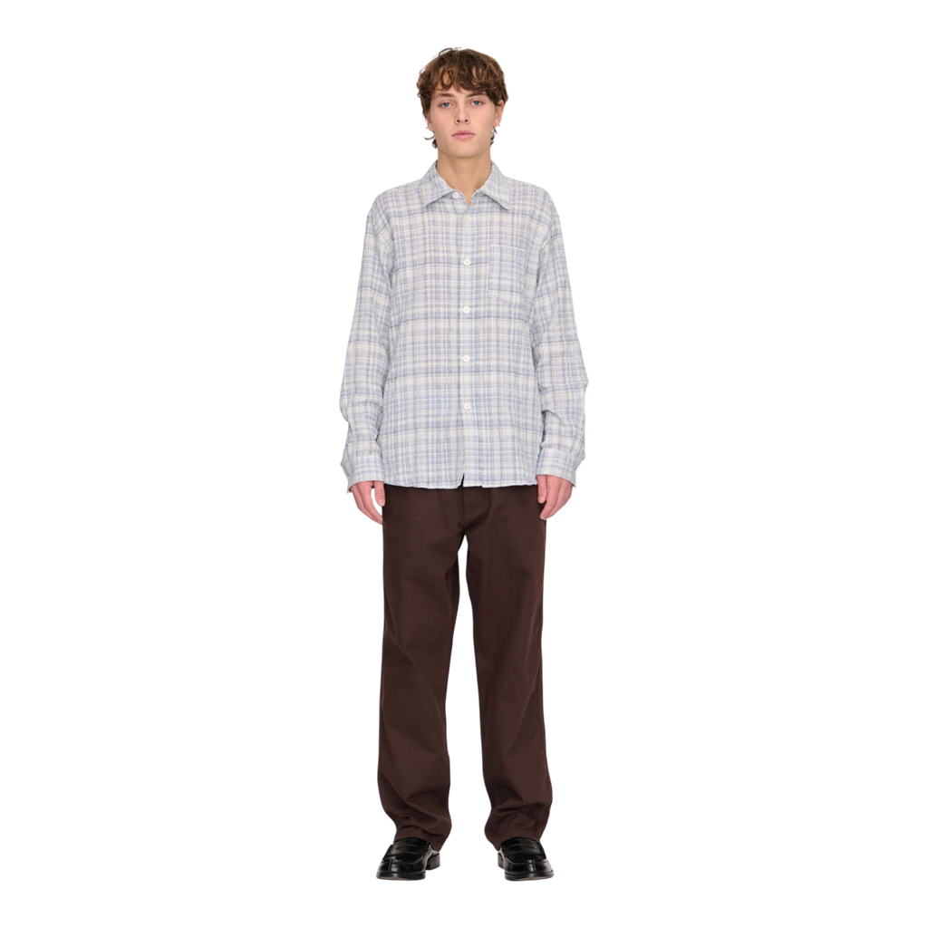 Palmes Wrinkle Shirt - Sky Blue Shirt Palmes 