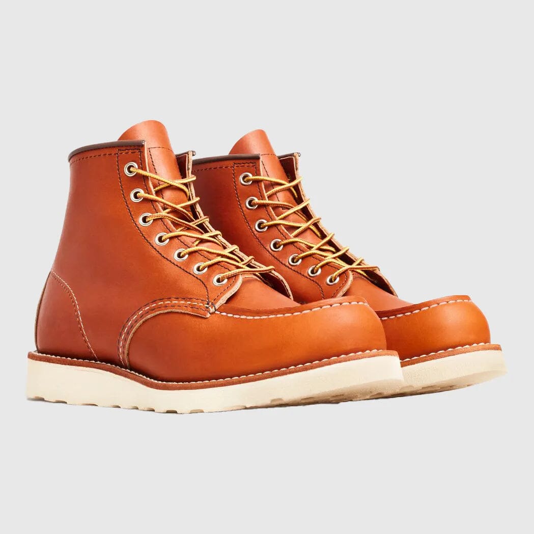 Red Wing Moc Toe Boots - Light Brown Boots Red Wing 
