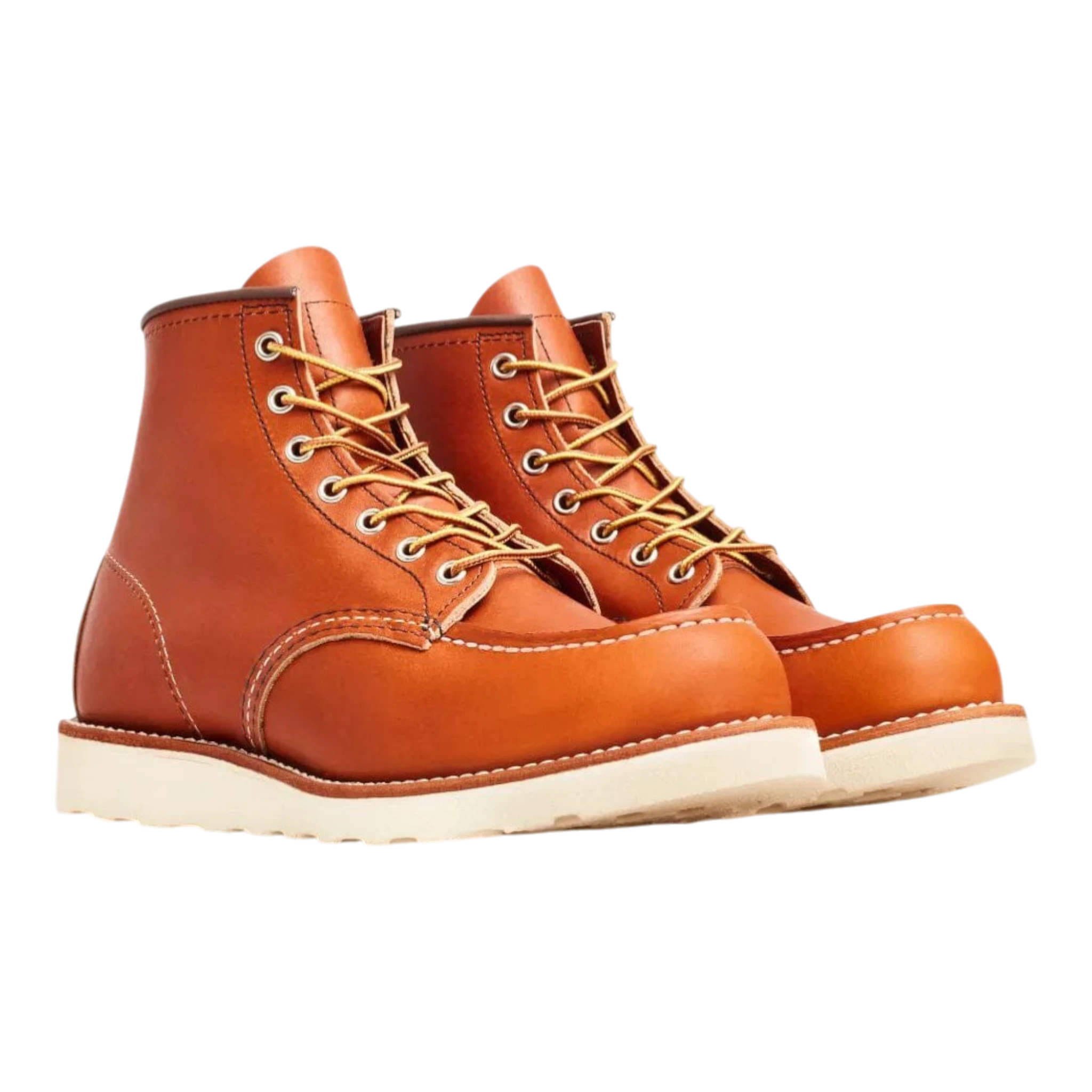 Red Wing Moc Toe Boots - Light Brown Boots Red Wing 