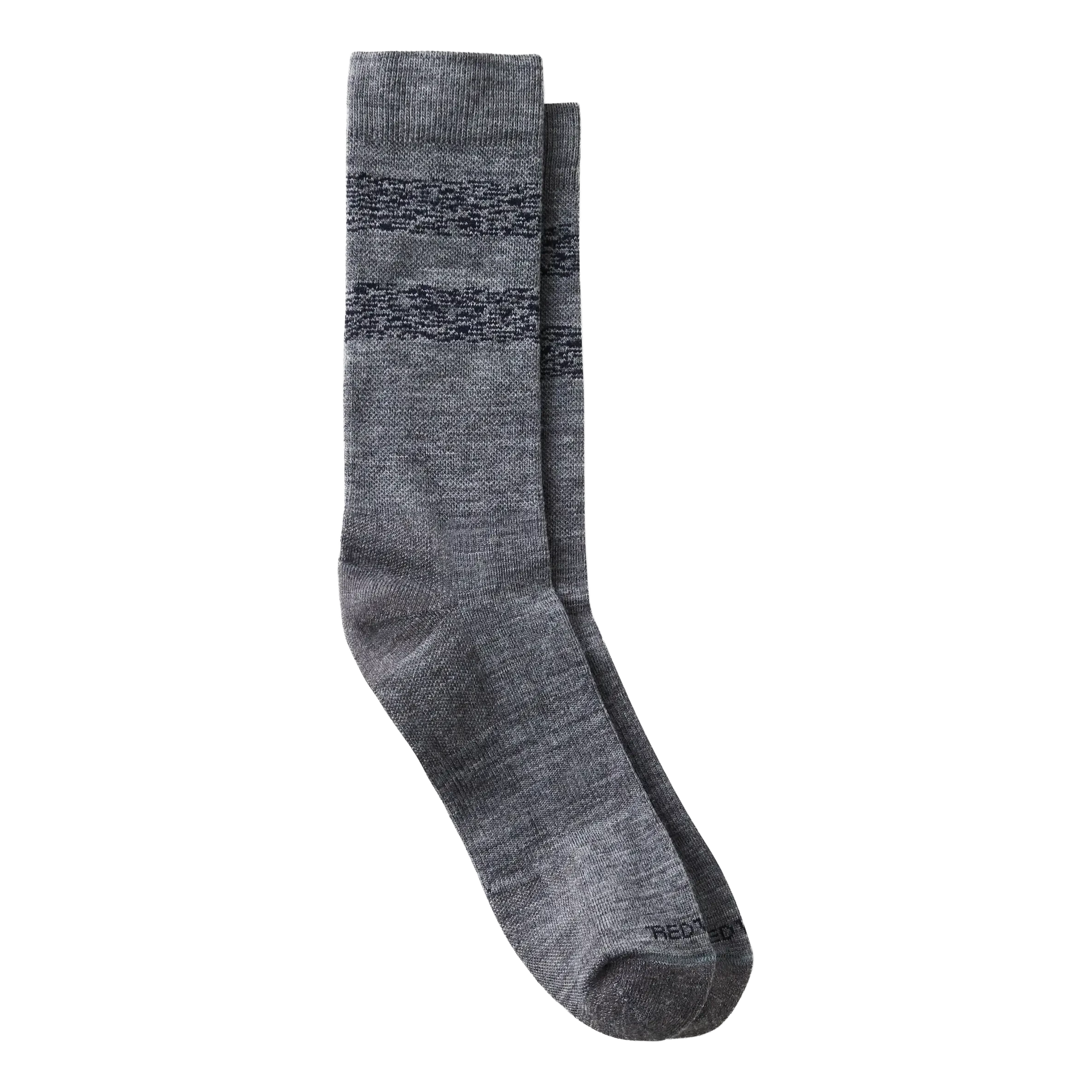 Red Wing Wool Blend Striped Crew Socks Socks Red Wing Grå/Navy 