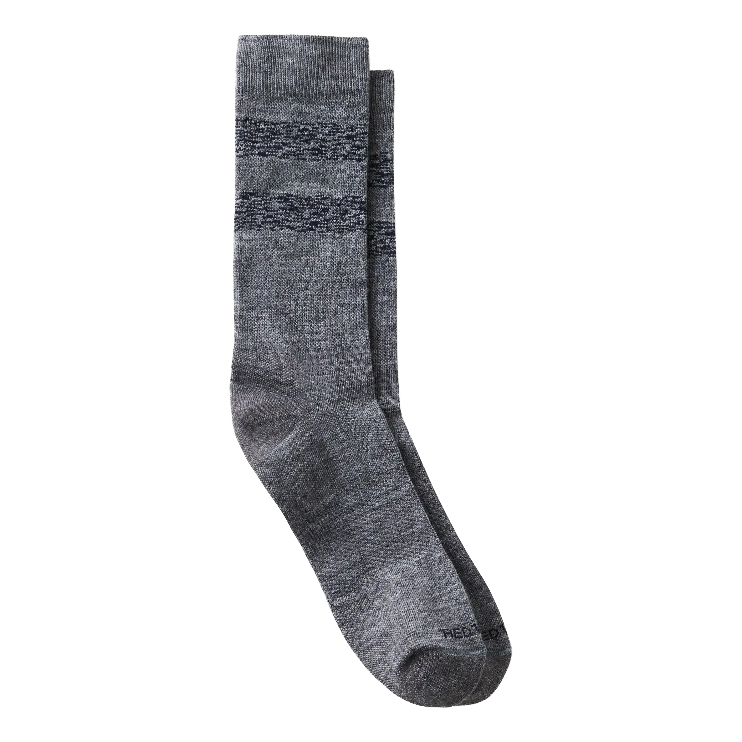 Red Wing Wool Blend Striped Crew Socks Socks Red Wing Grå/Navy 