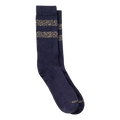 Red Wing Wool Blend Striped Crew Socks Socks Red Wing Navy/Tan 