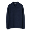 Rifò - Bernardo Cashmere Polo - Blu Mora Genser Rifò 