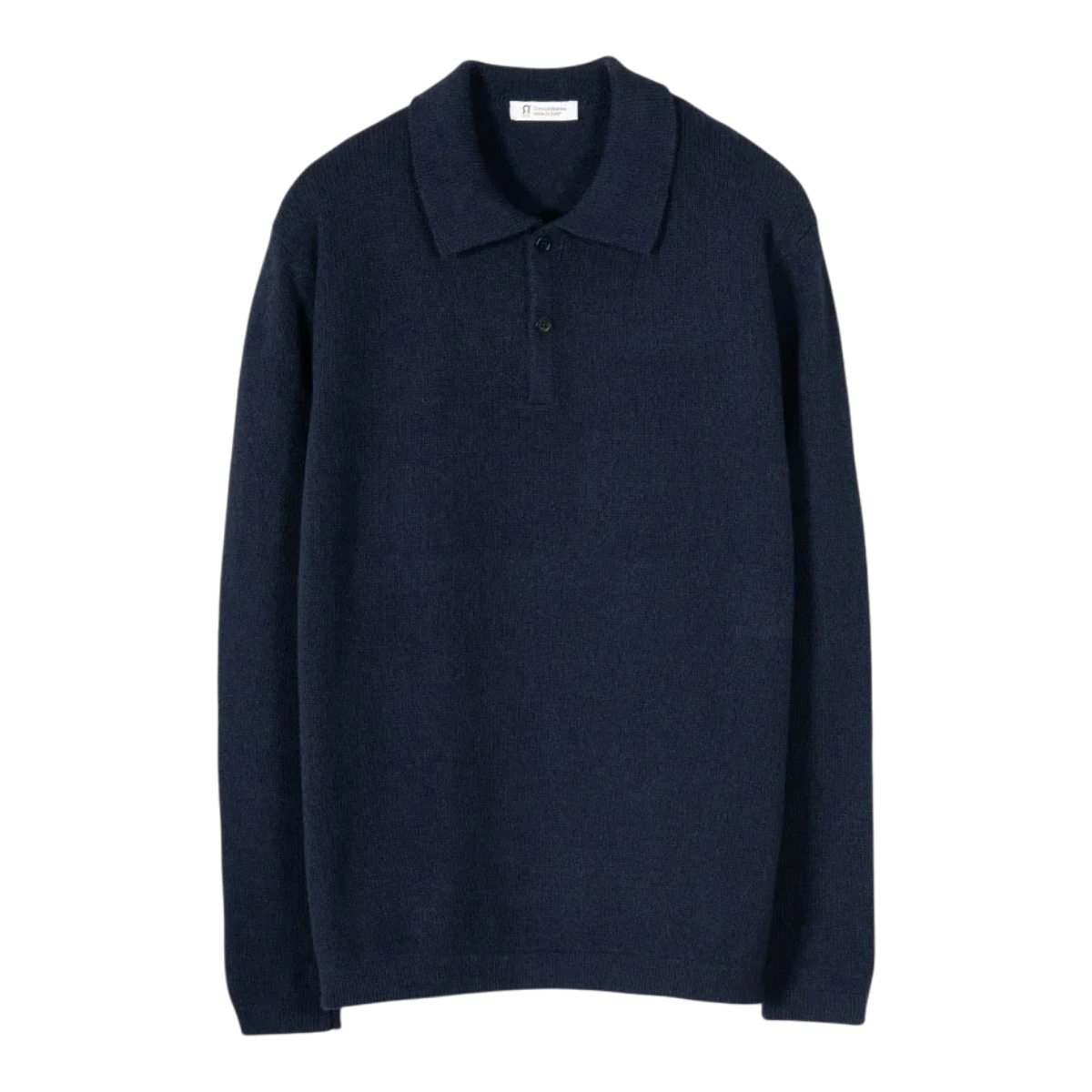 Rifò - Bernardo Cashmere Polo - Blu Mora Genser Rifò 