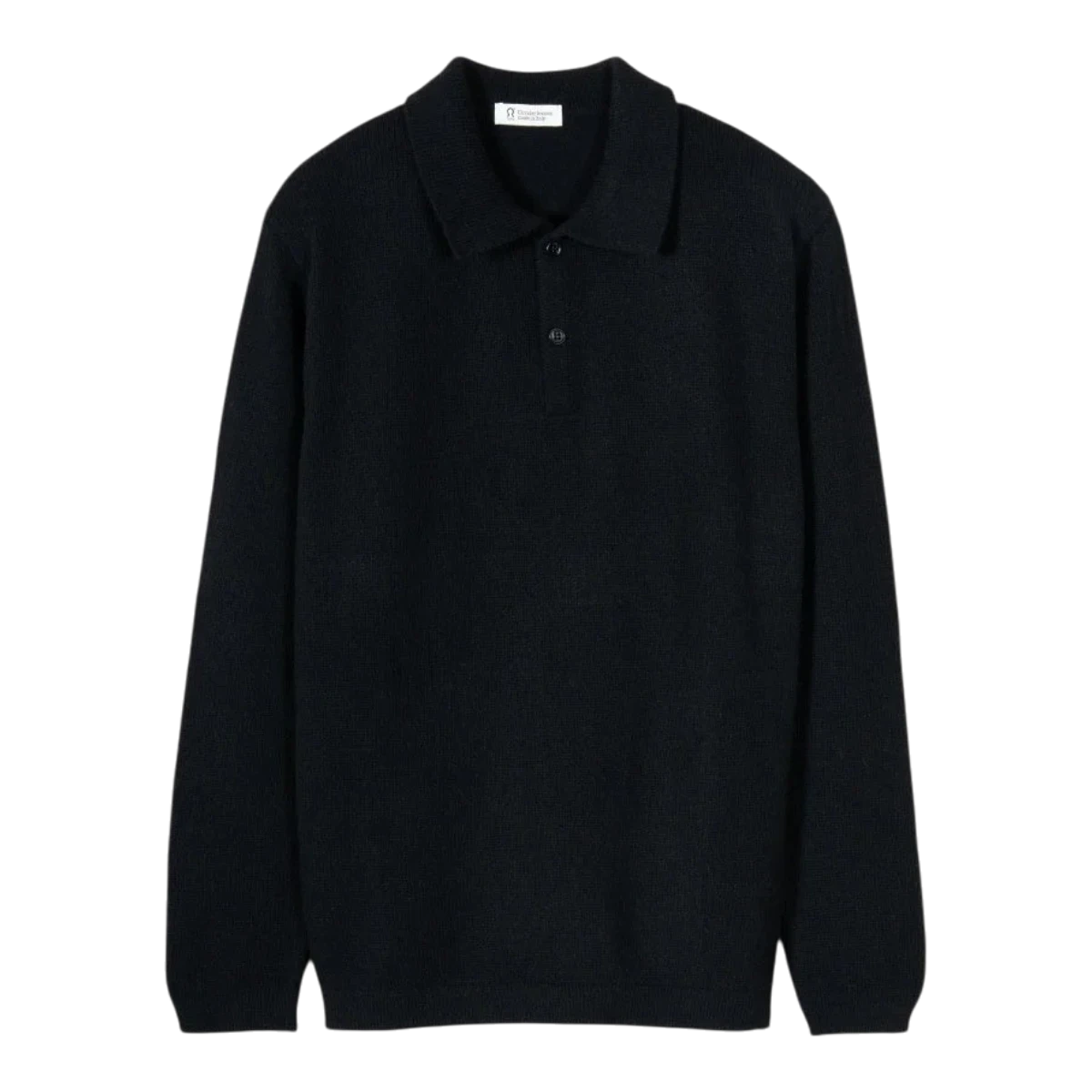 Rifò - Bernardo Cashmere Polo - Nero Ardesia Genser Rifò 