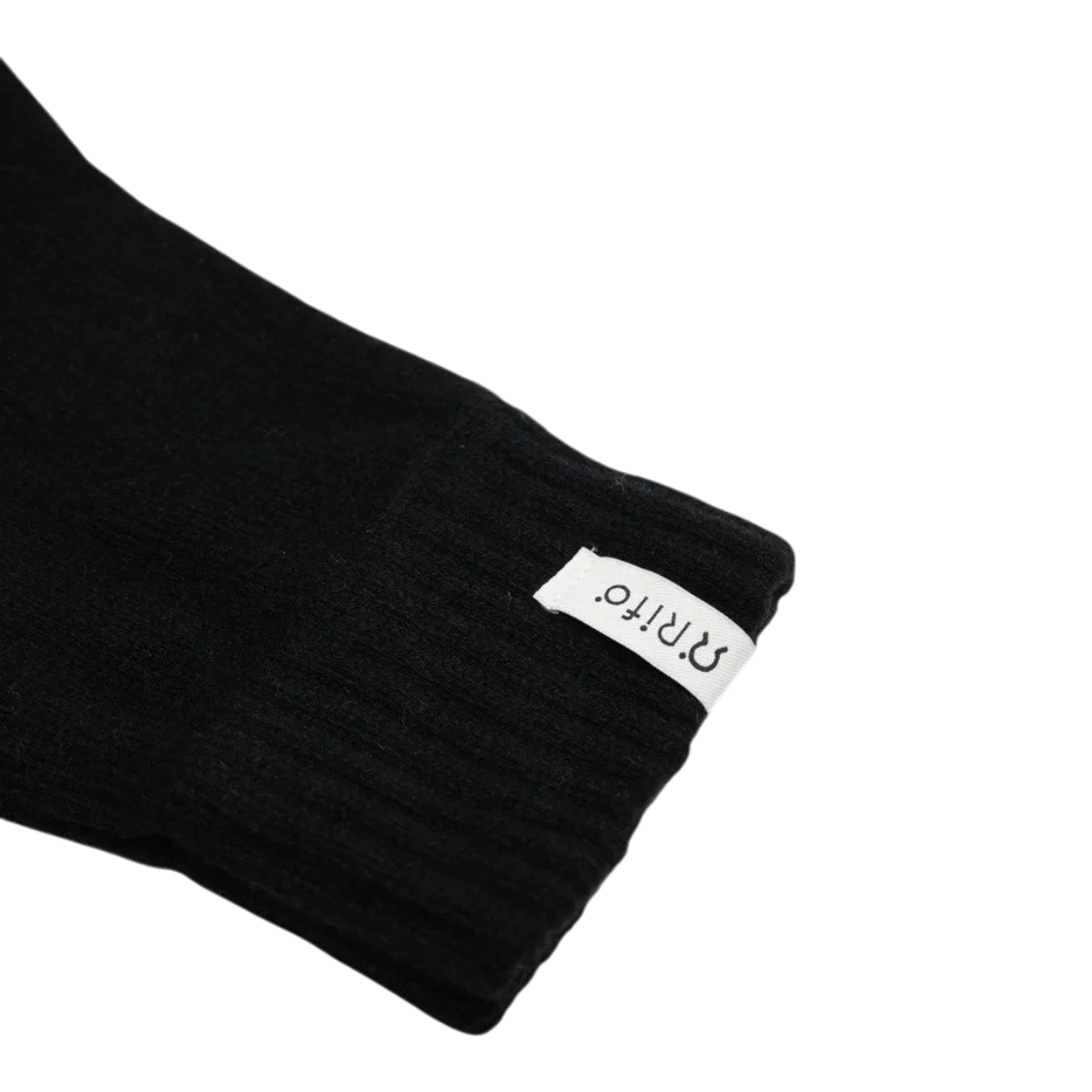 Rifò - Pier Paolo Cashmere Hansker - Nero Ardesia Hansker Rifò 