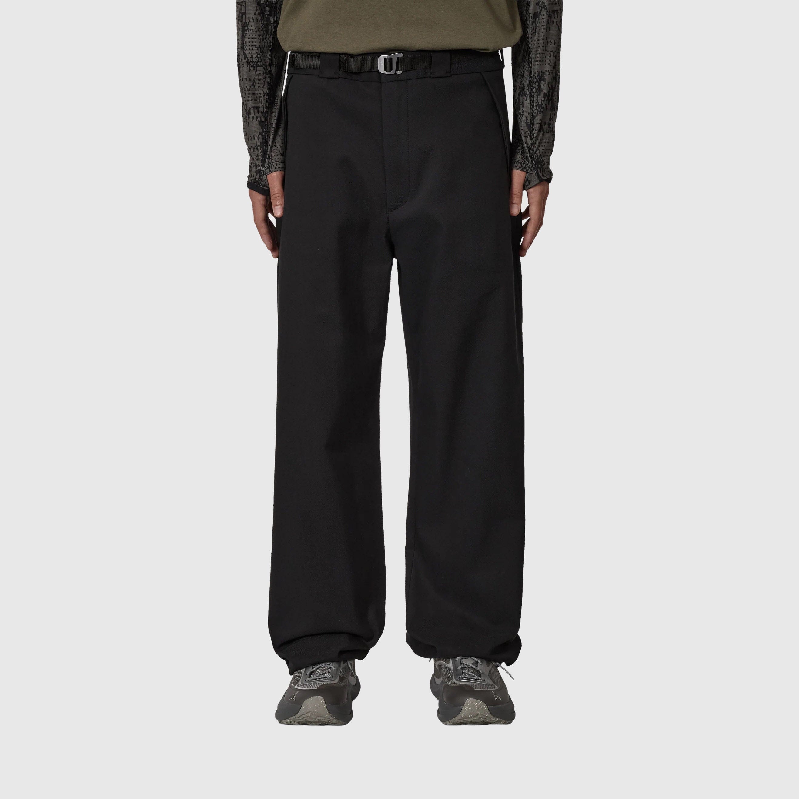 ROA Buckle Chino Pant - Black Pants ROA 