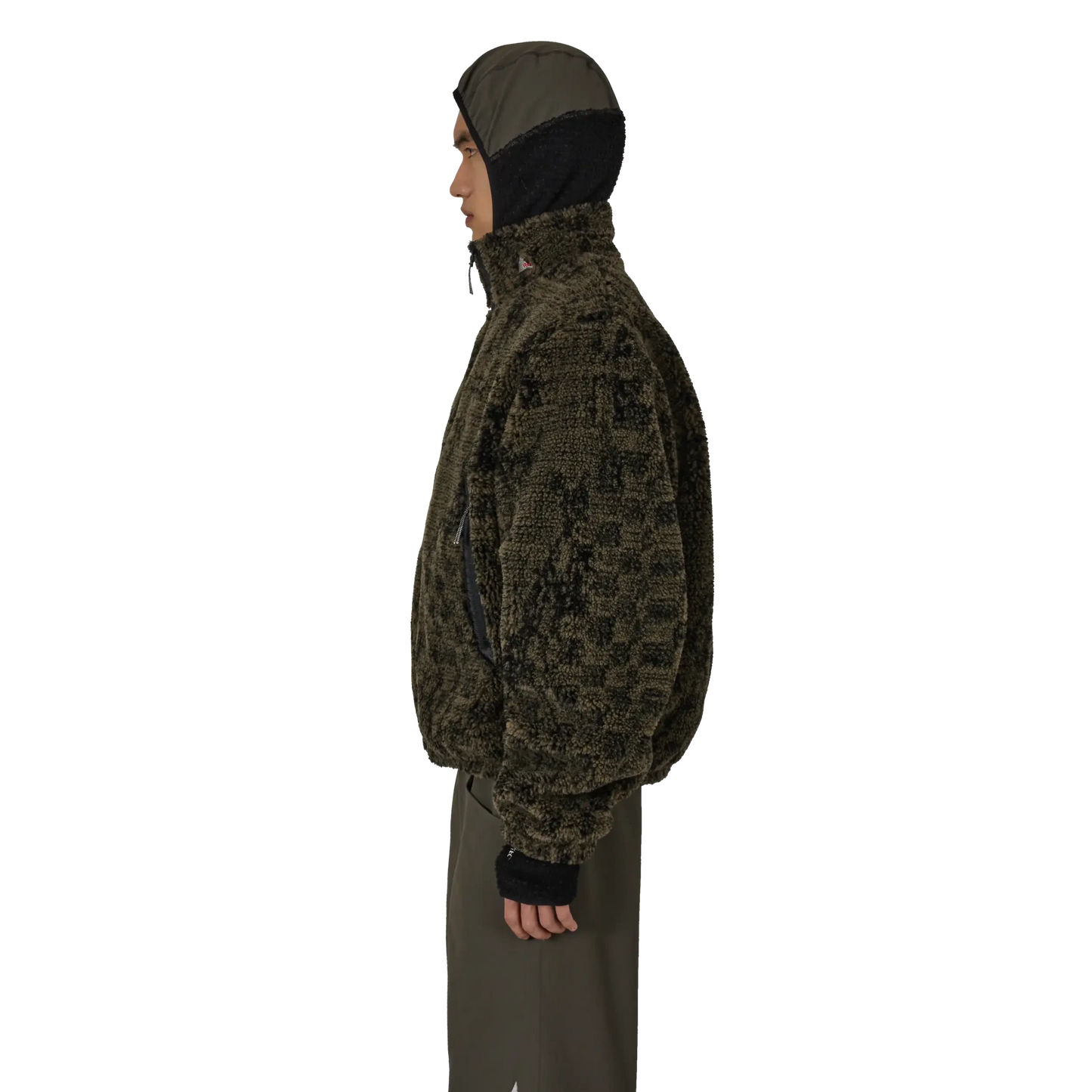 ROA Ewe Furry Jacket - Olive Jacket ROA 